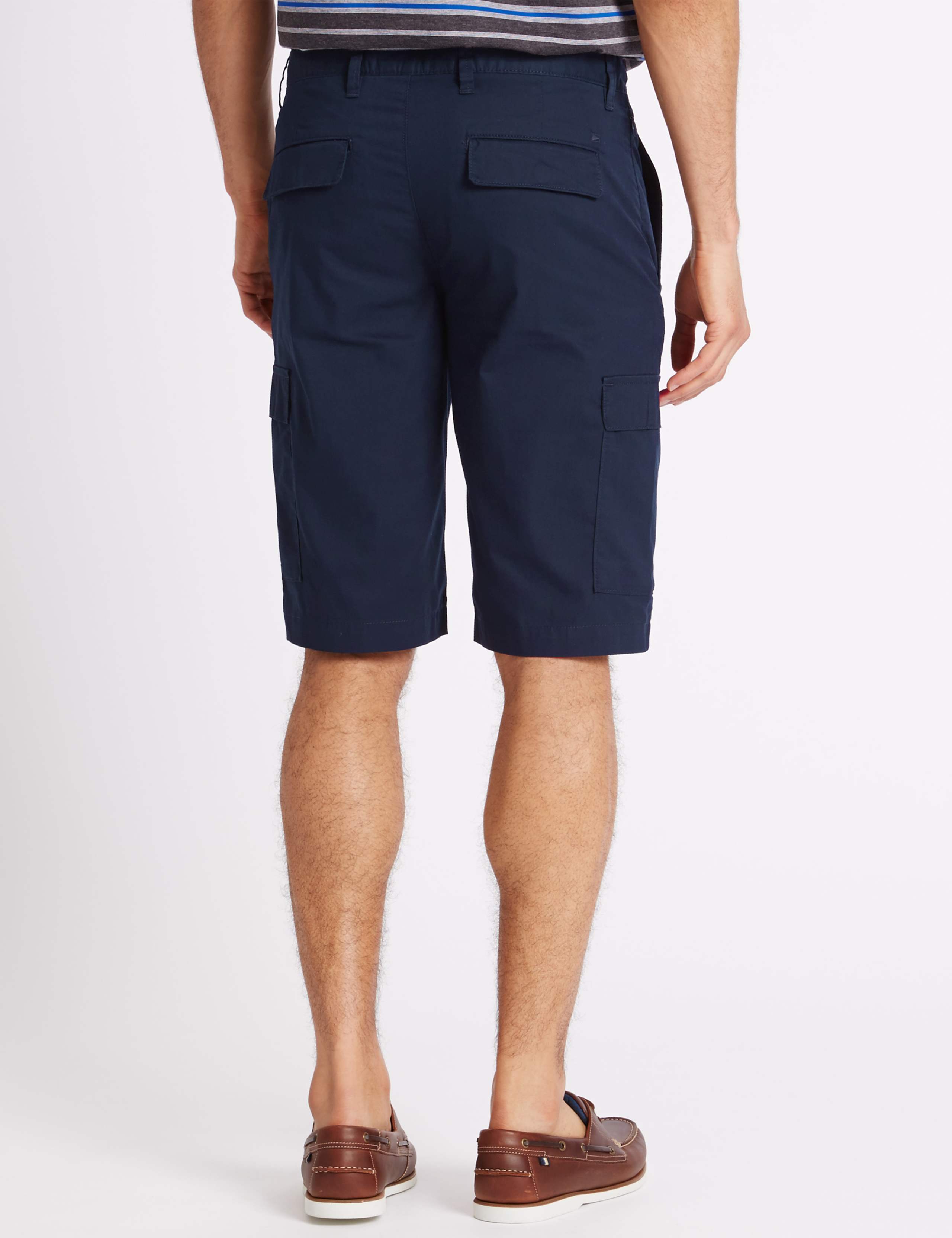 Cotton Rich Cargo Shorts with Stretch 3 of 4