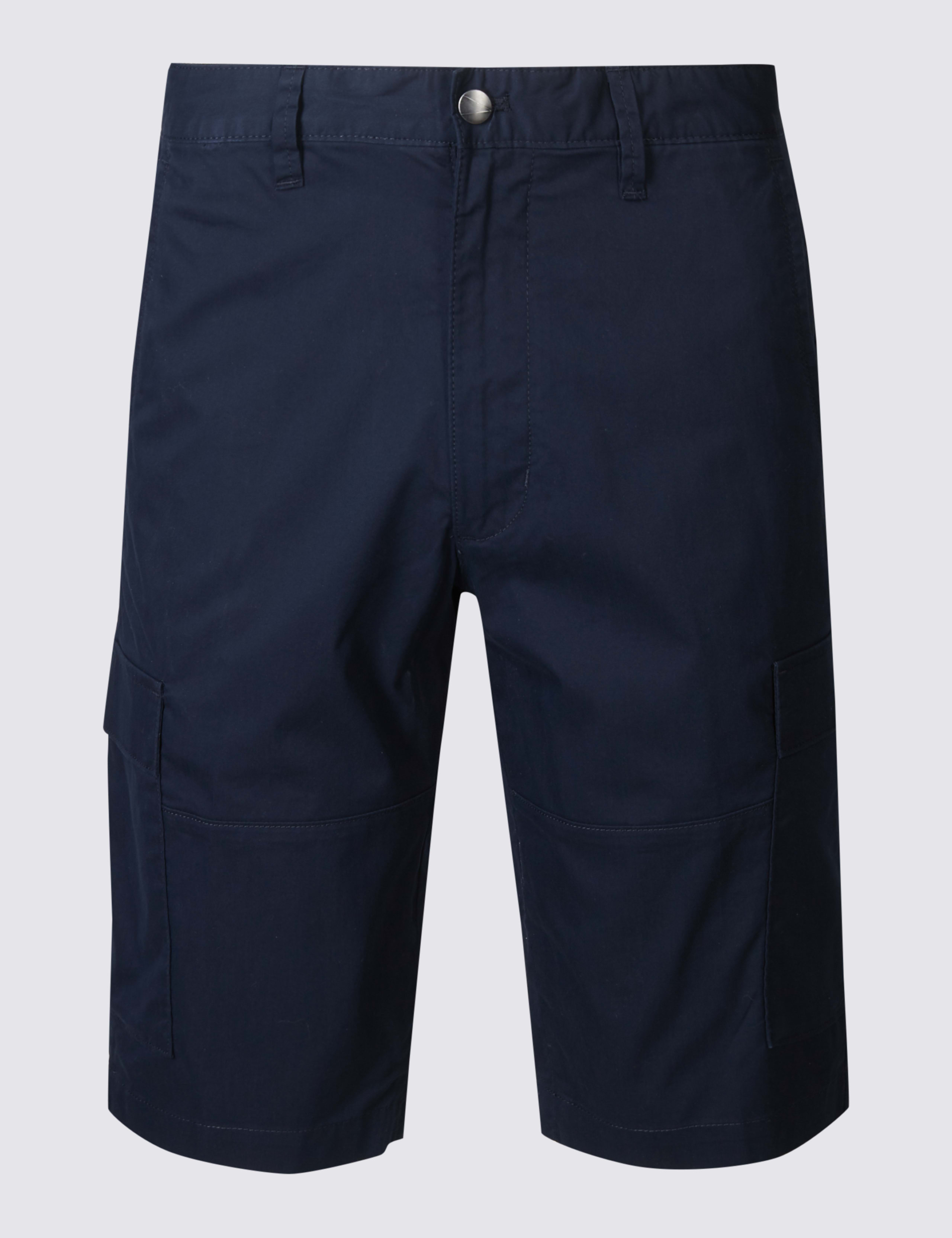 Cotton Rich Cargo Shorts with Stretch 2 of 4