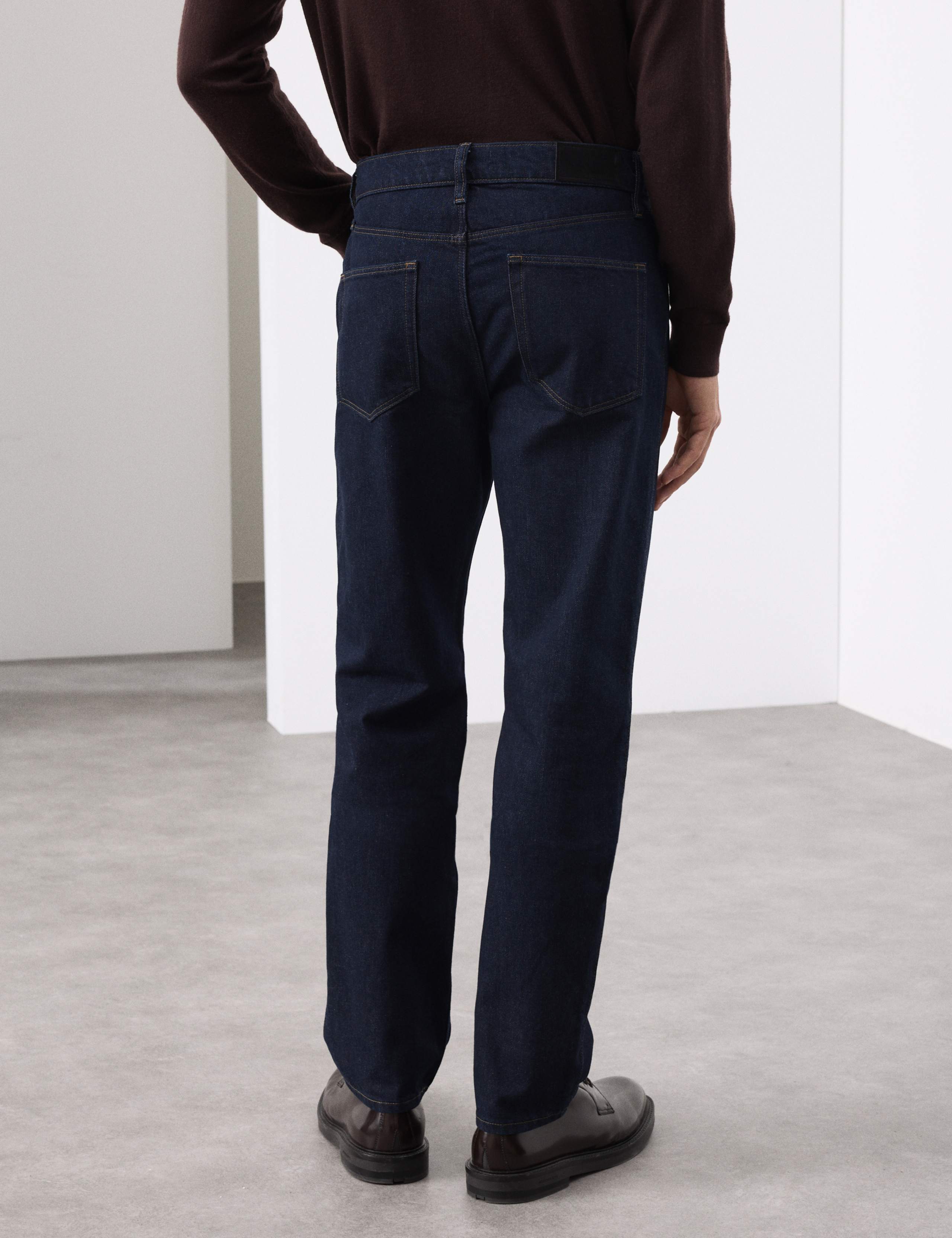 Straight Fit Jeans with Wool 2 of 5
