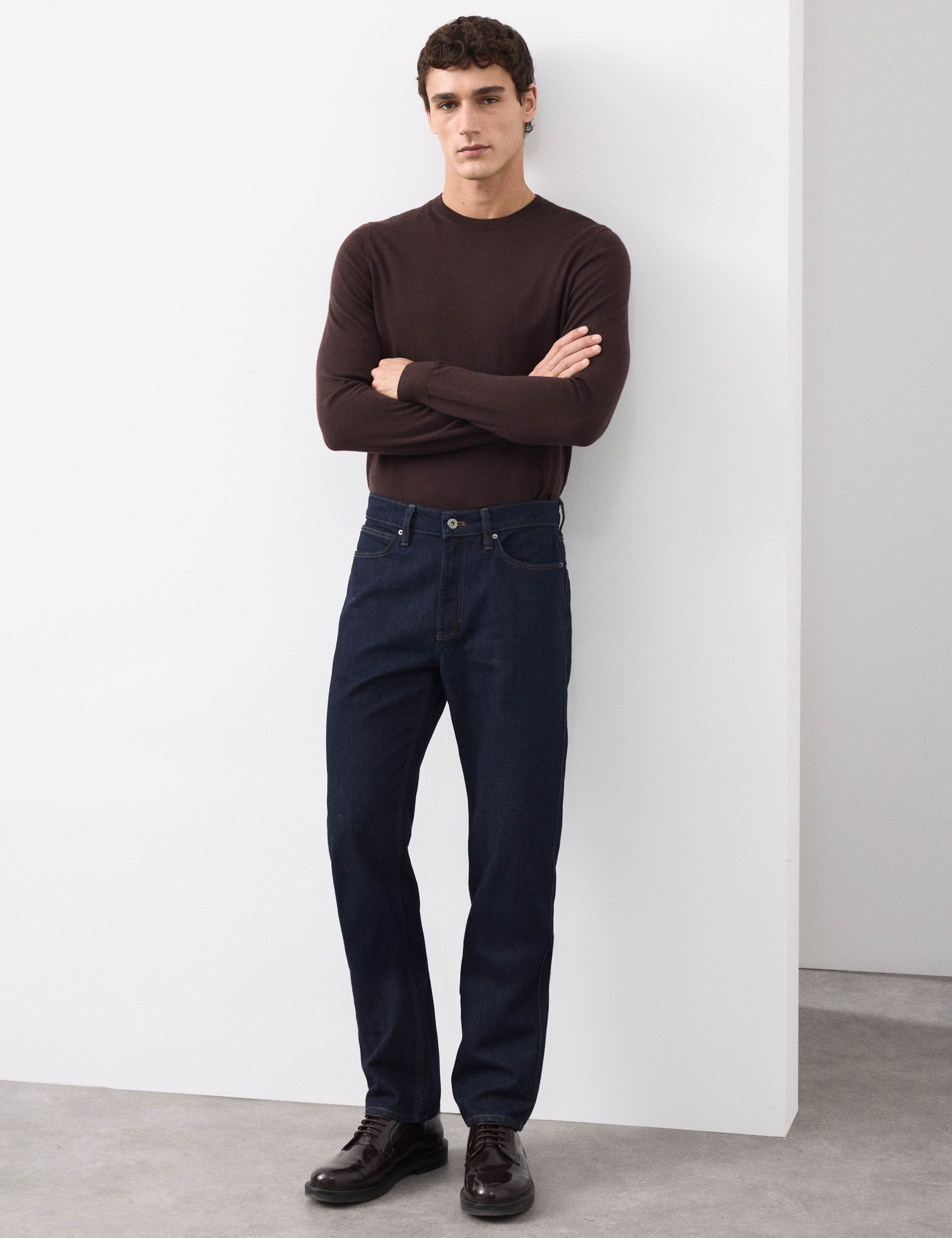 Straight Fit Jeans with Wool 5 of 5