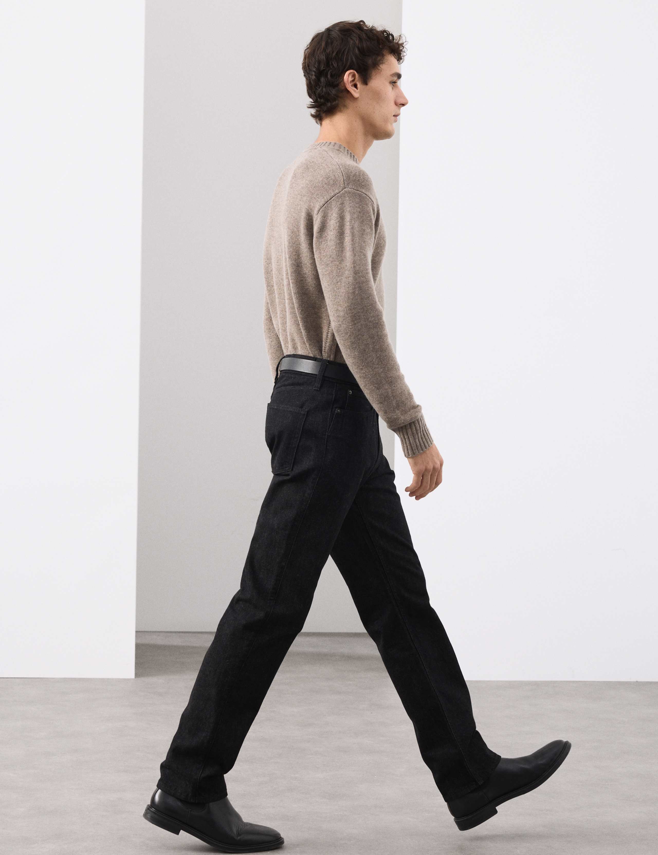 Straight Fit Jeans with Wool 5 of 6