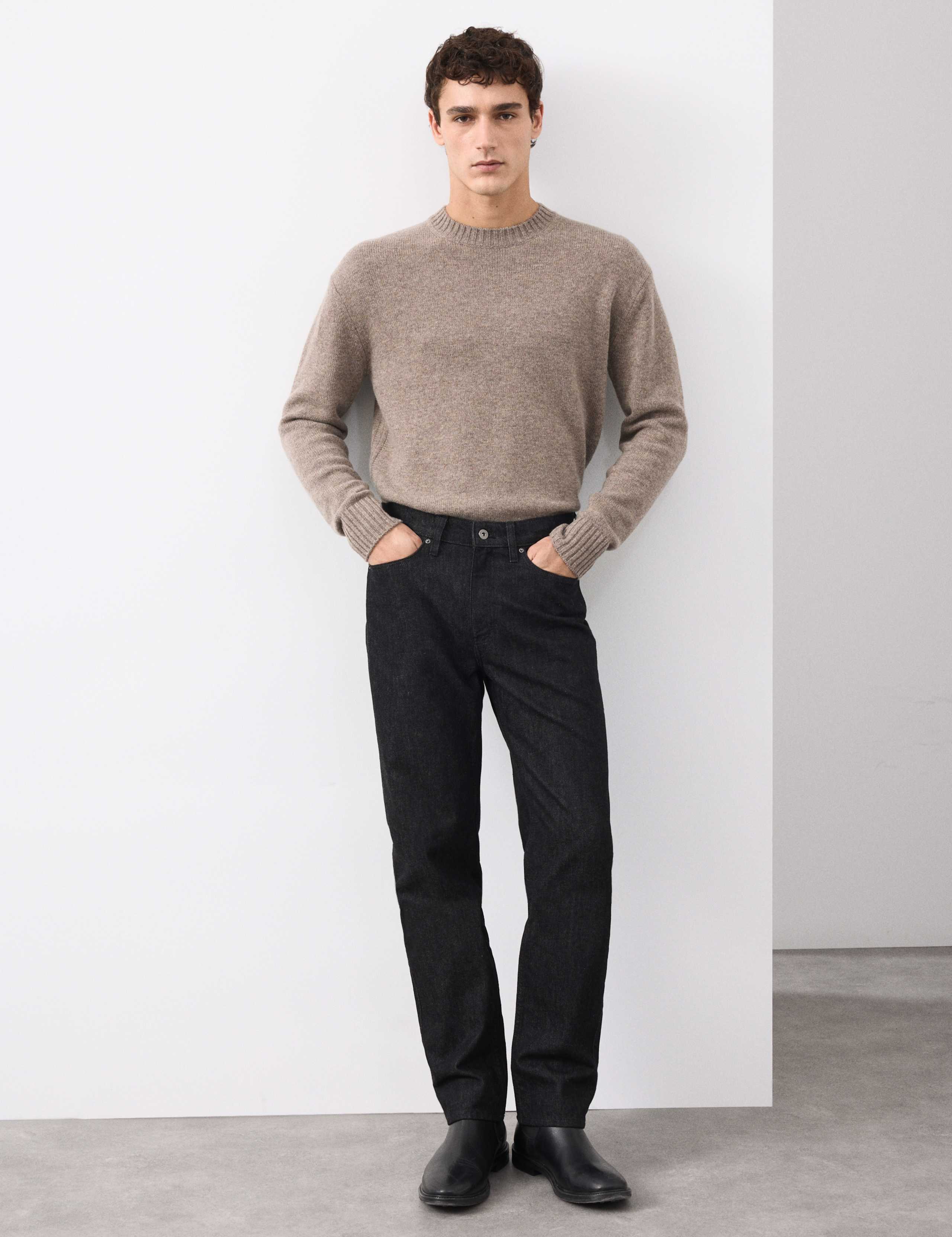 Straight Fit Jeans with Wool 6 of 6