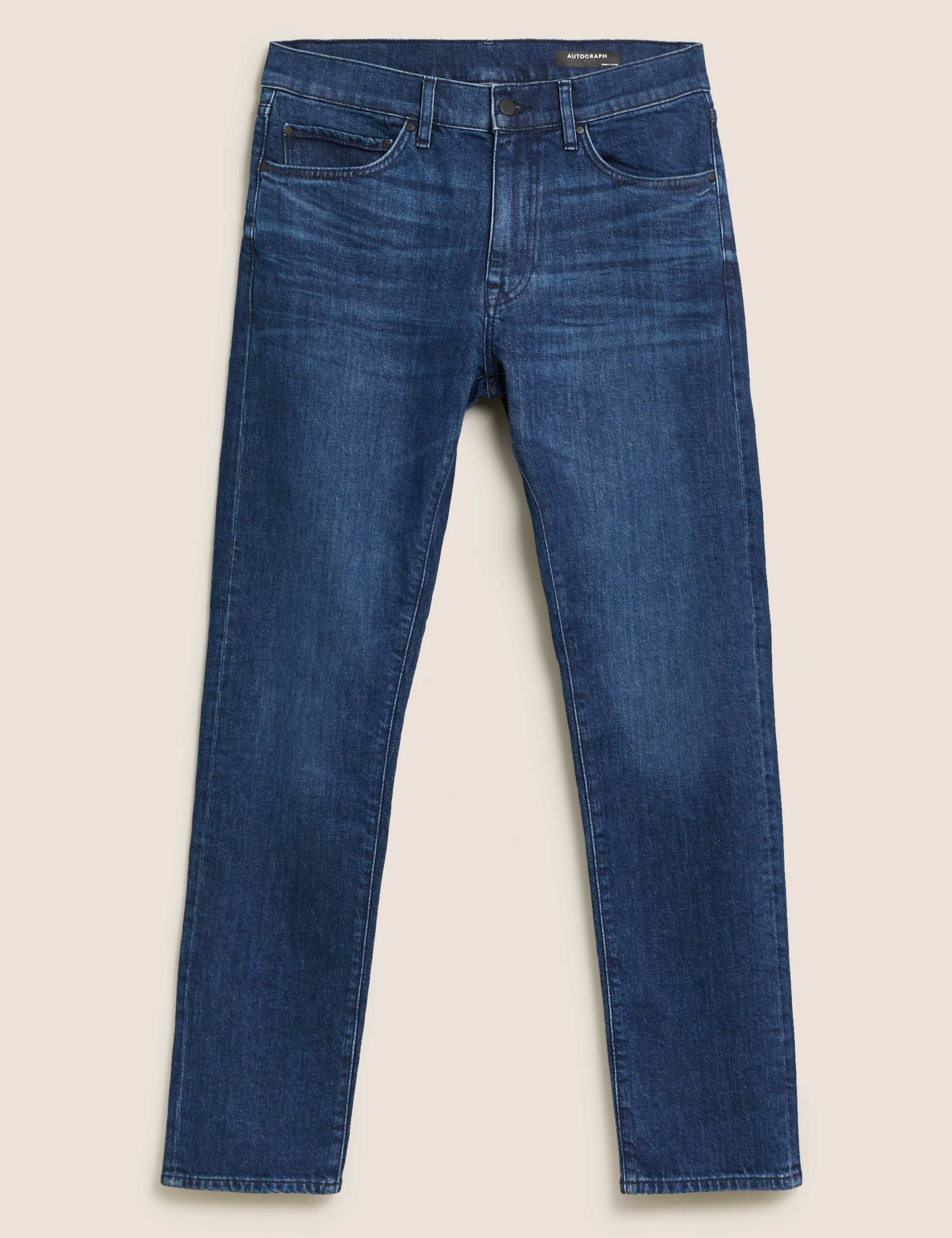 Slim Fit Organic Cotton Italian Jeans 2 of 6