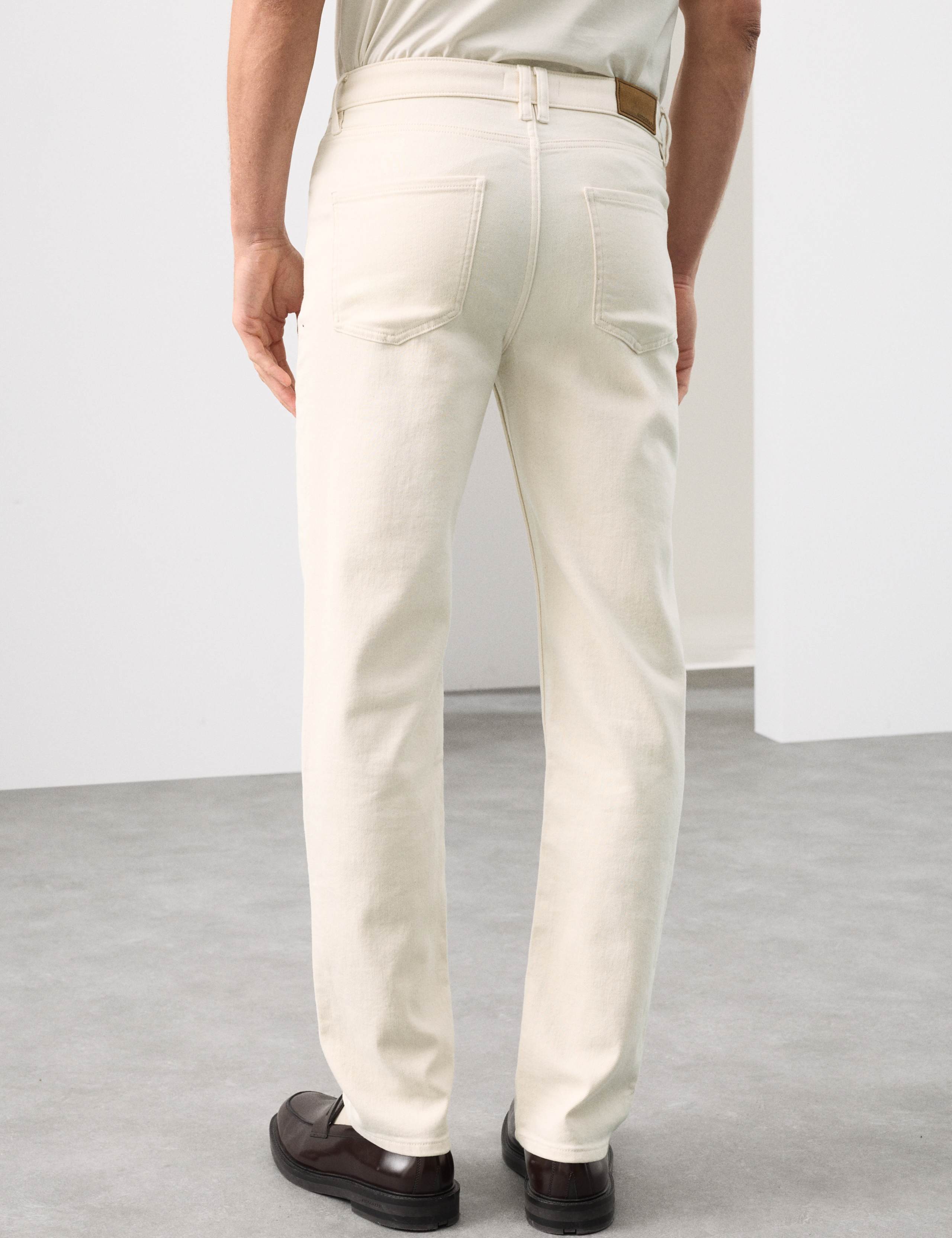 Straight Fit Italian Soft Touch Jeans 3 of 7