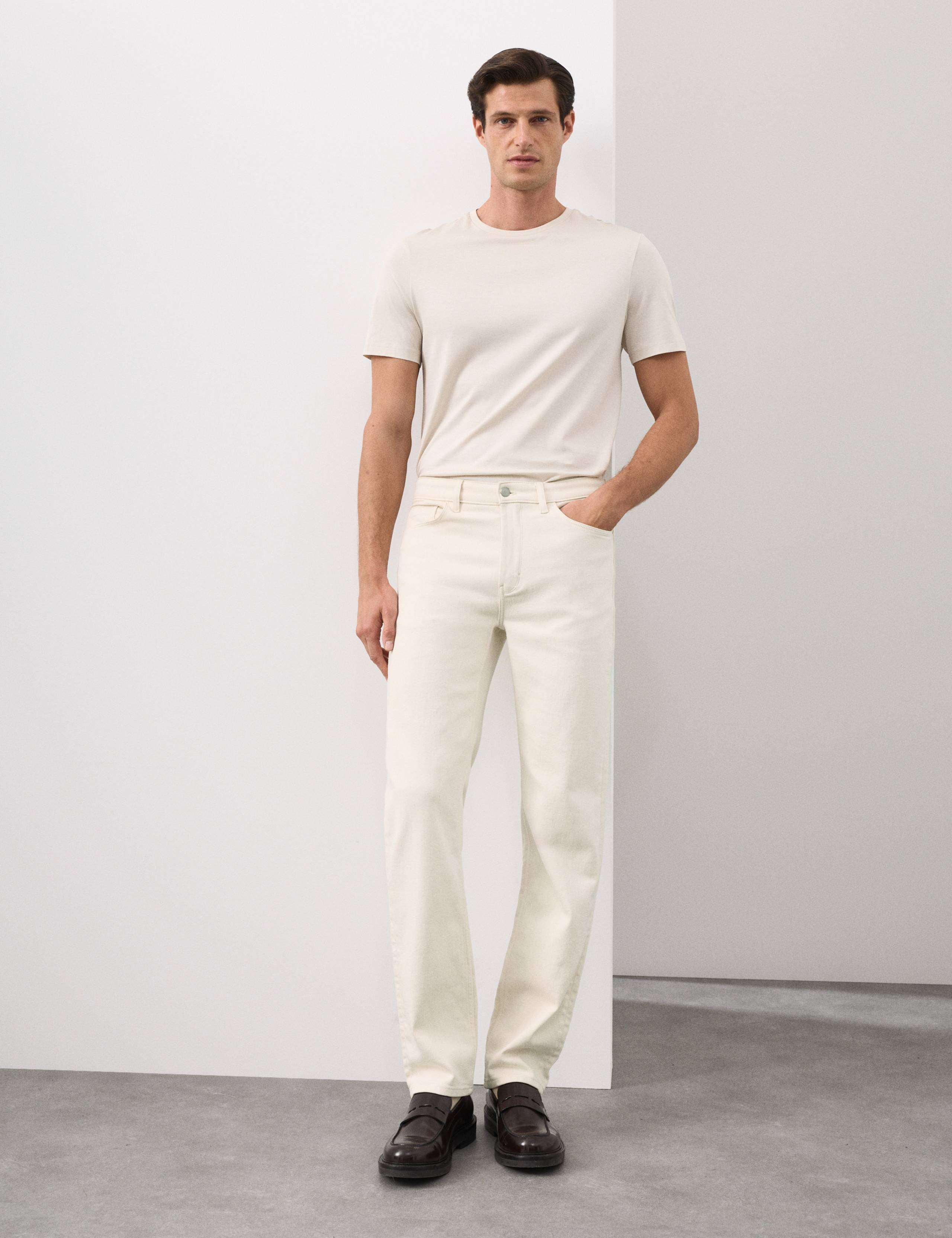 Straight Fit Italian Soft Touch Jeans 6 of 7