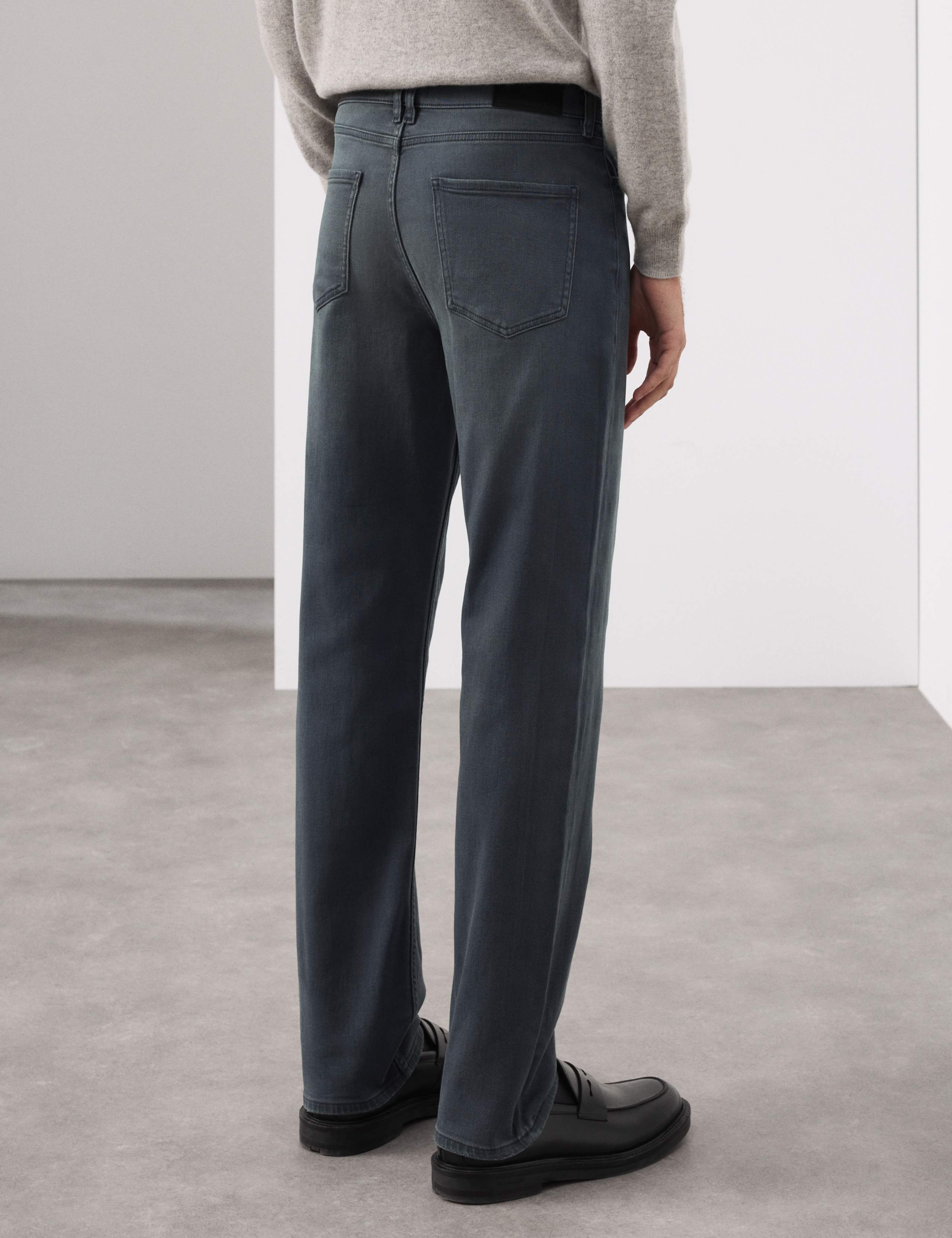 Straight Fit Italian Soft Touch Jeans 3 of 6
