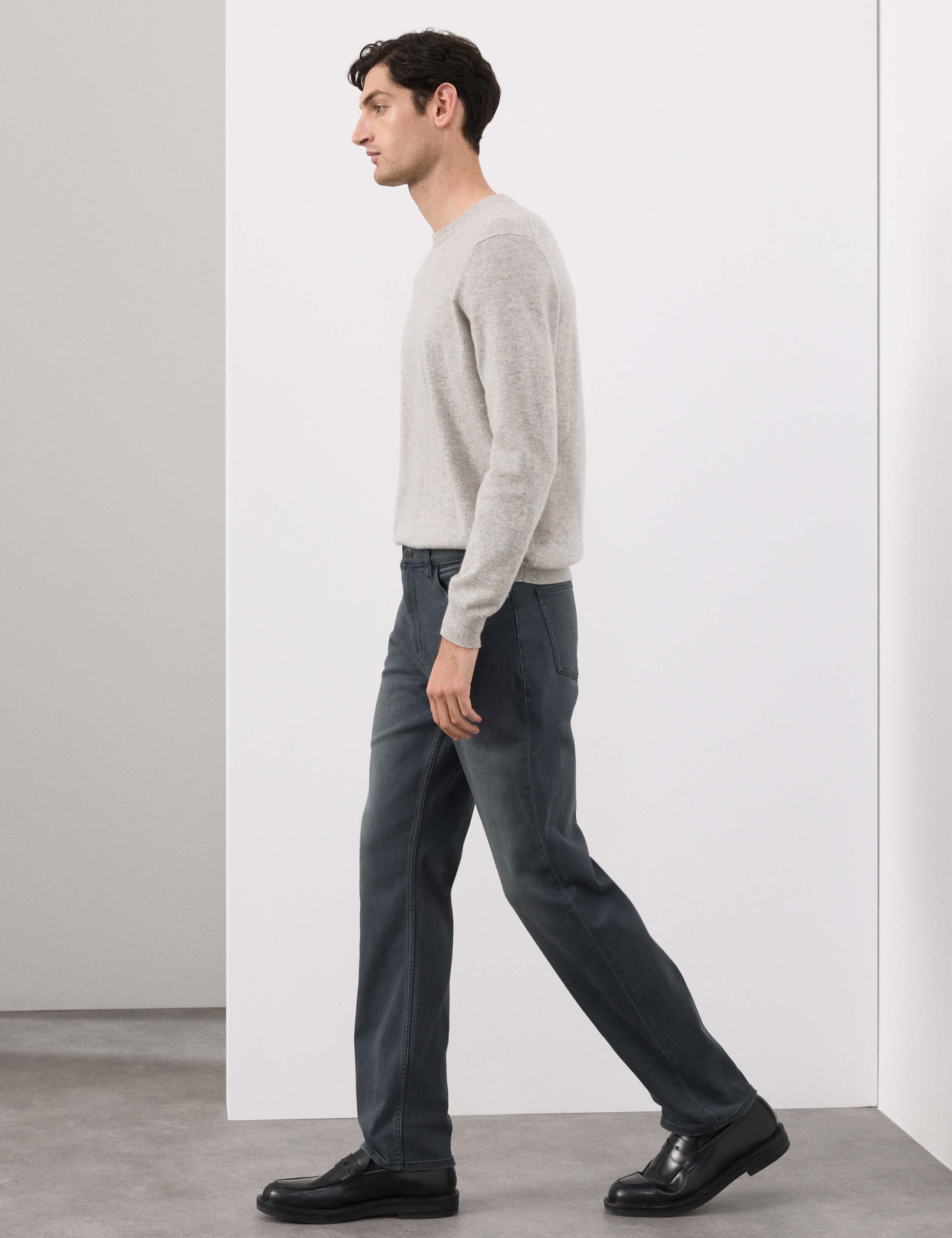 Straight Fit Italian Soft Touch Jeans 5 of 6