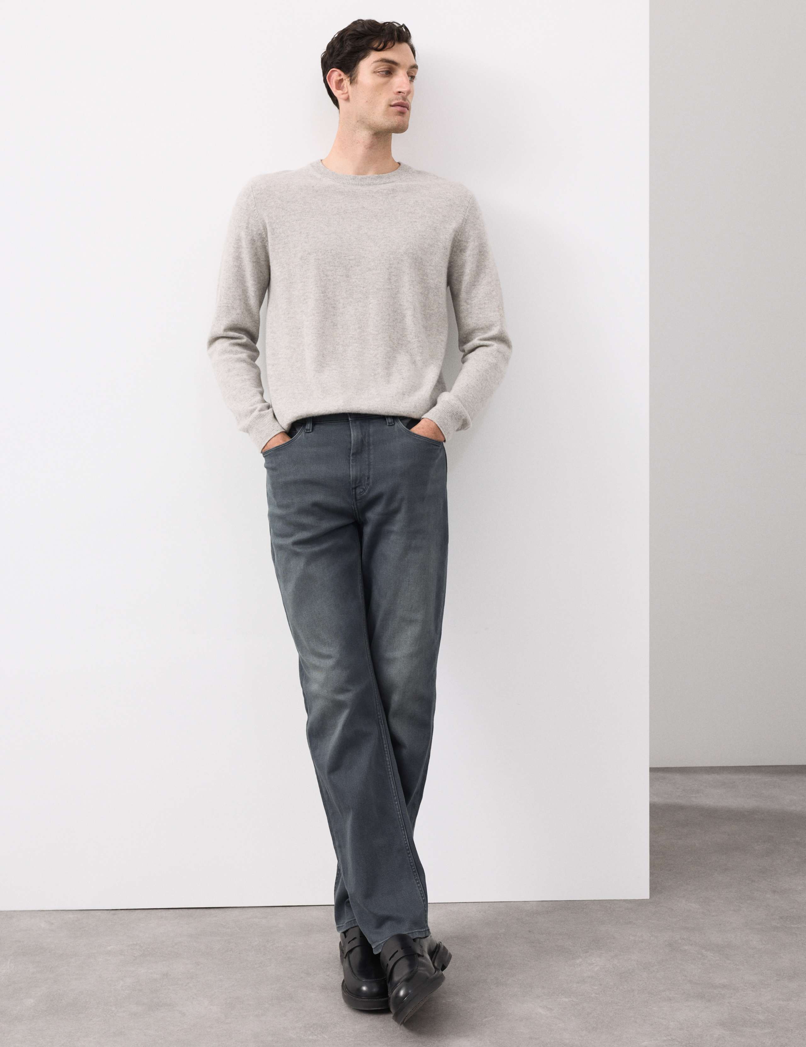 Straight Fit Italian Soft Touch Jeans 6 of 6