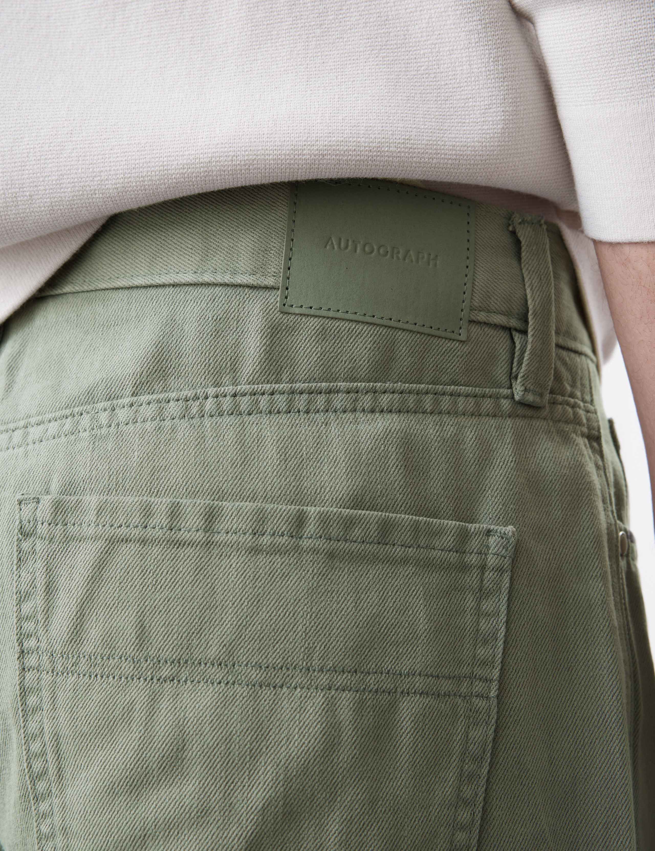 Loose Fit Lightweight Linen Blend Jeans 4 of 5