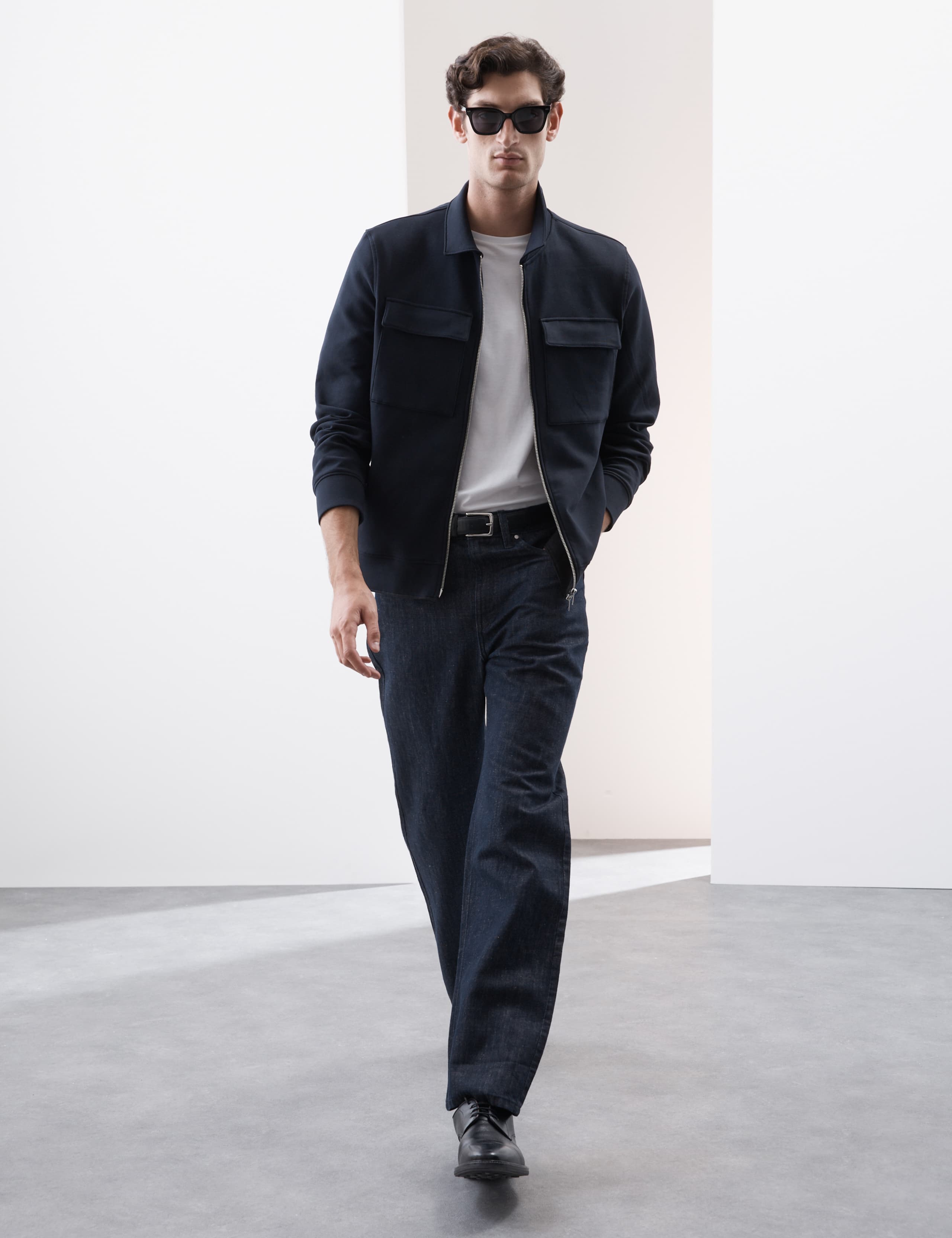 Loose Fit Lightweight Linen Blend Jeans 4 of 5