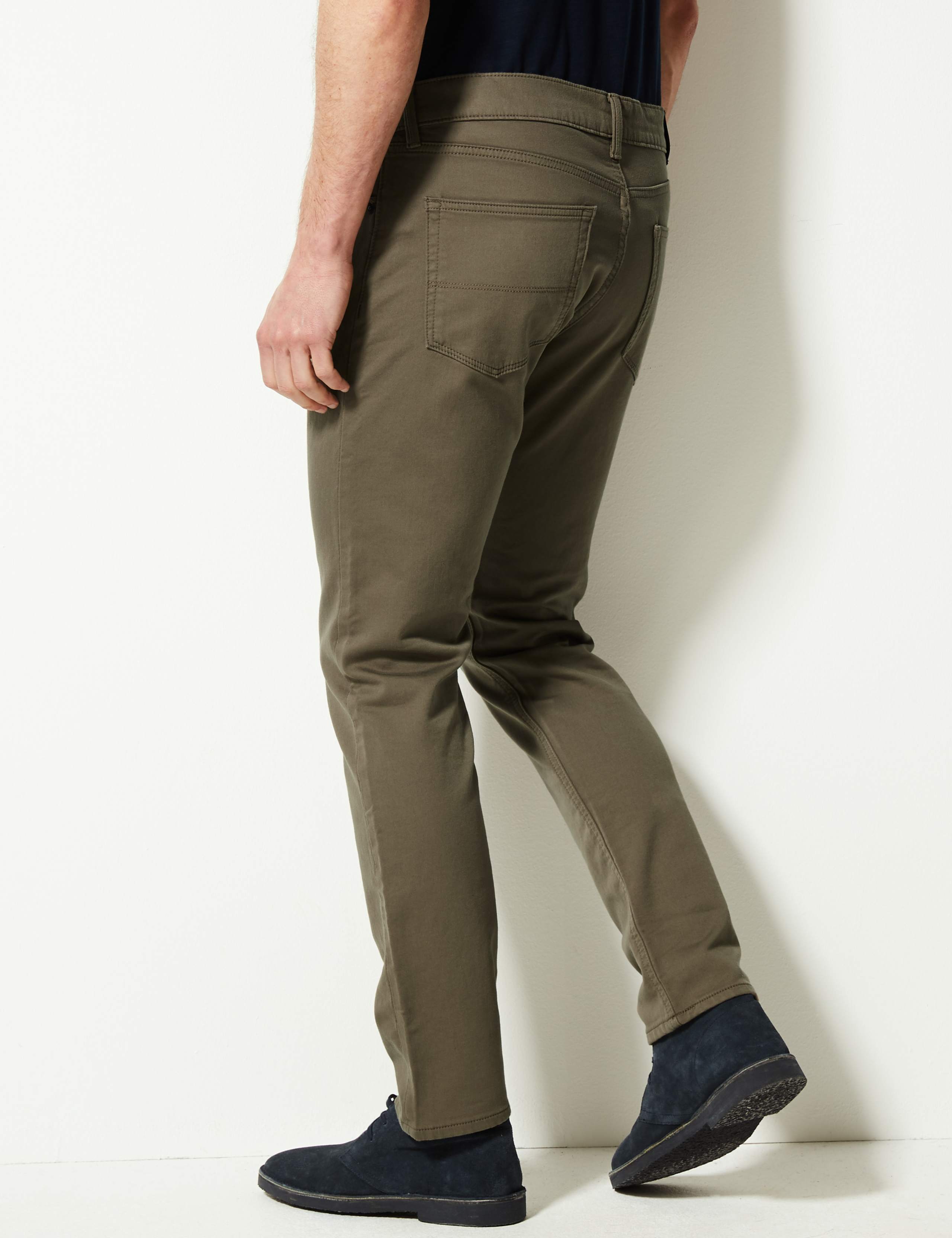 Italian Cotton 5 Pocket Stretch Travel Jeans 4 of 6