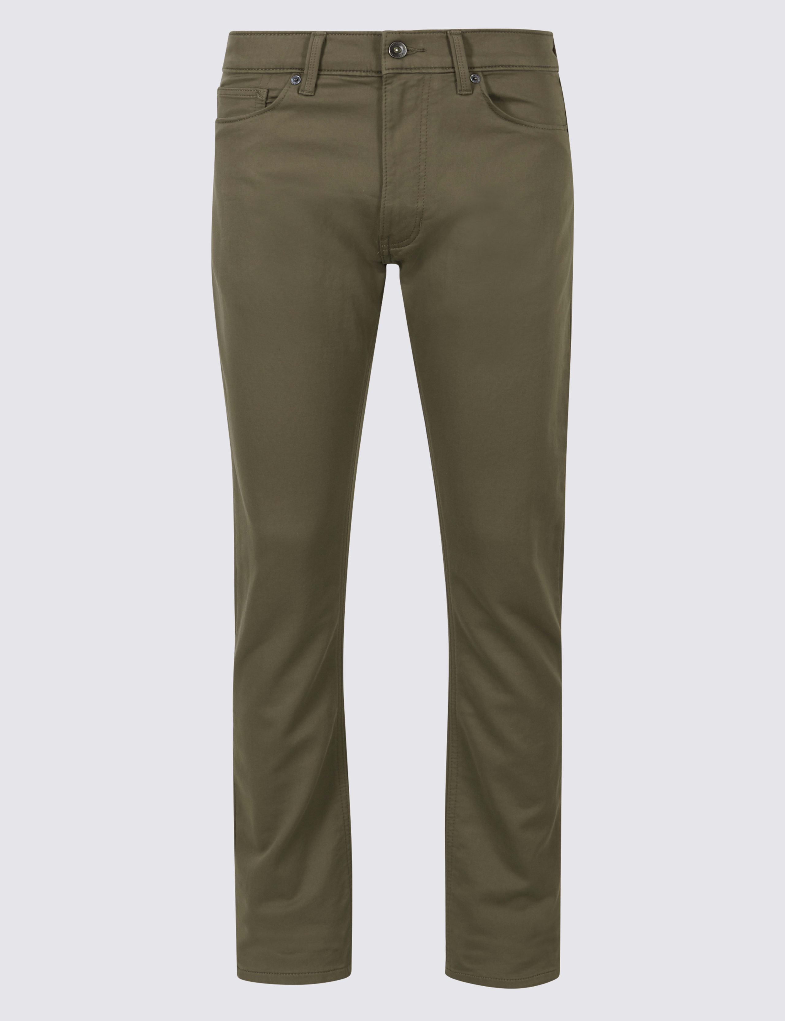 Italian Cotton 5 Pocket Stretch Travel Jeans 2 of 6