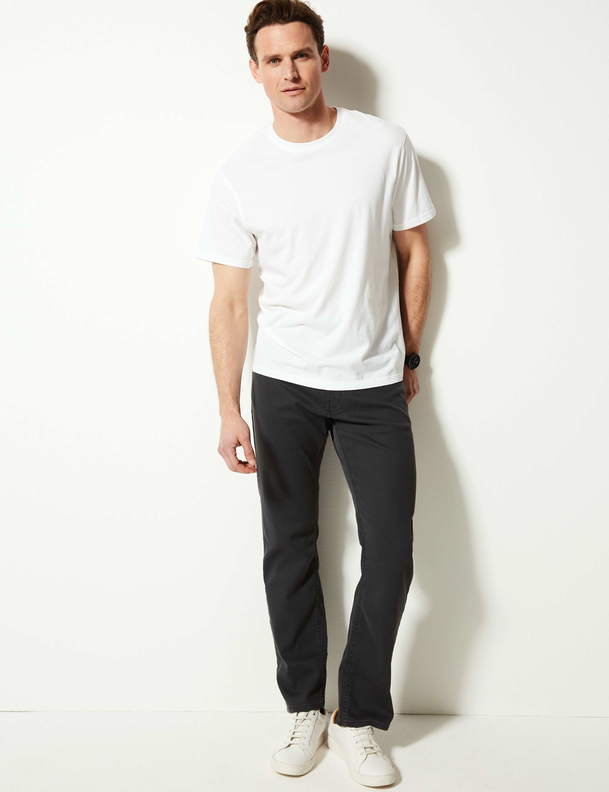 Straight Fit Stretch Travel Jeans 1 of 6