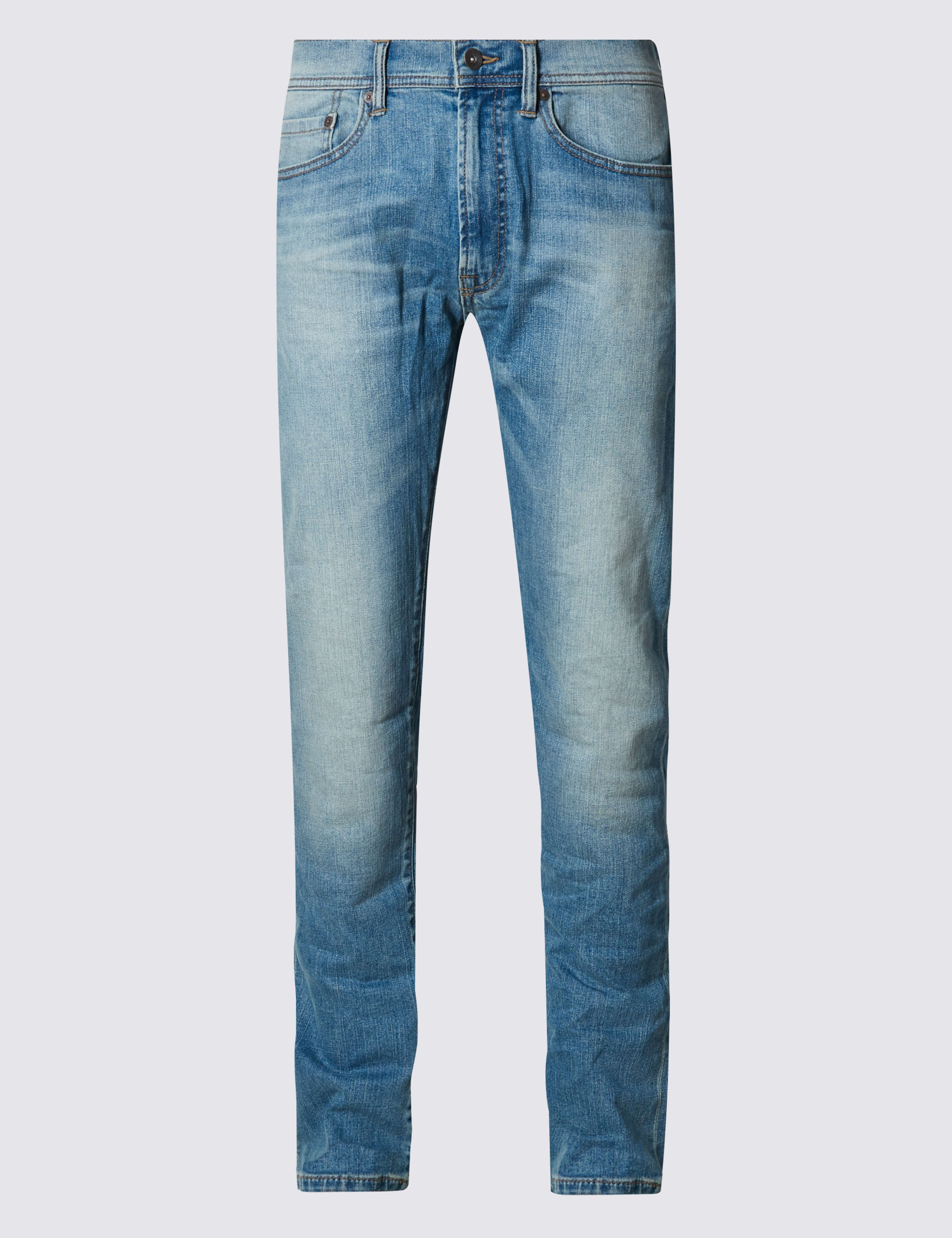Tapered Fit Stretch Jeans 2 of 4