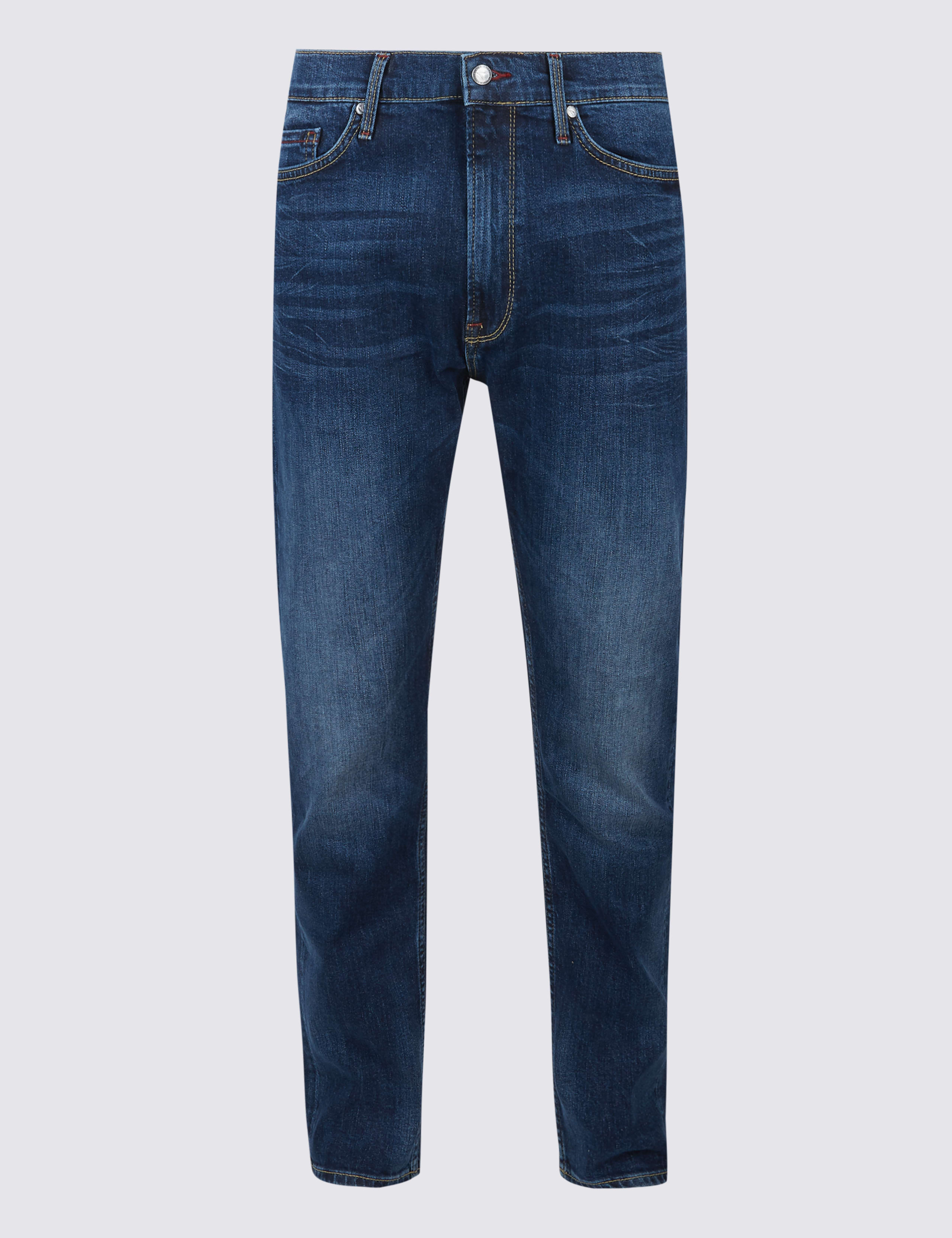 Tapered Fit Stretch Jeans 2 of 6