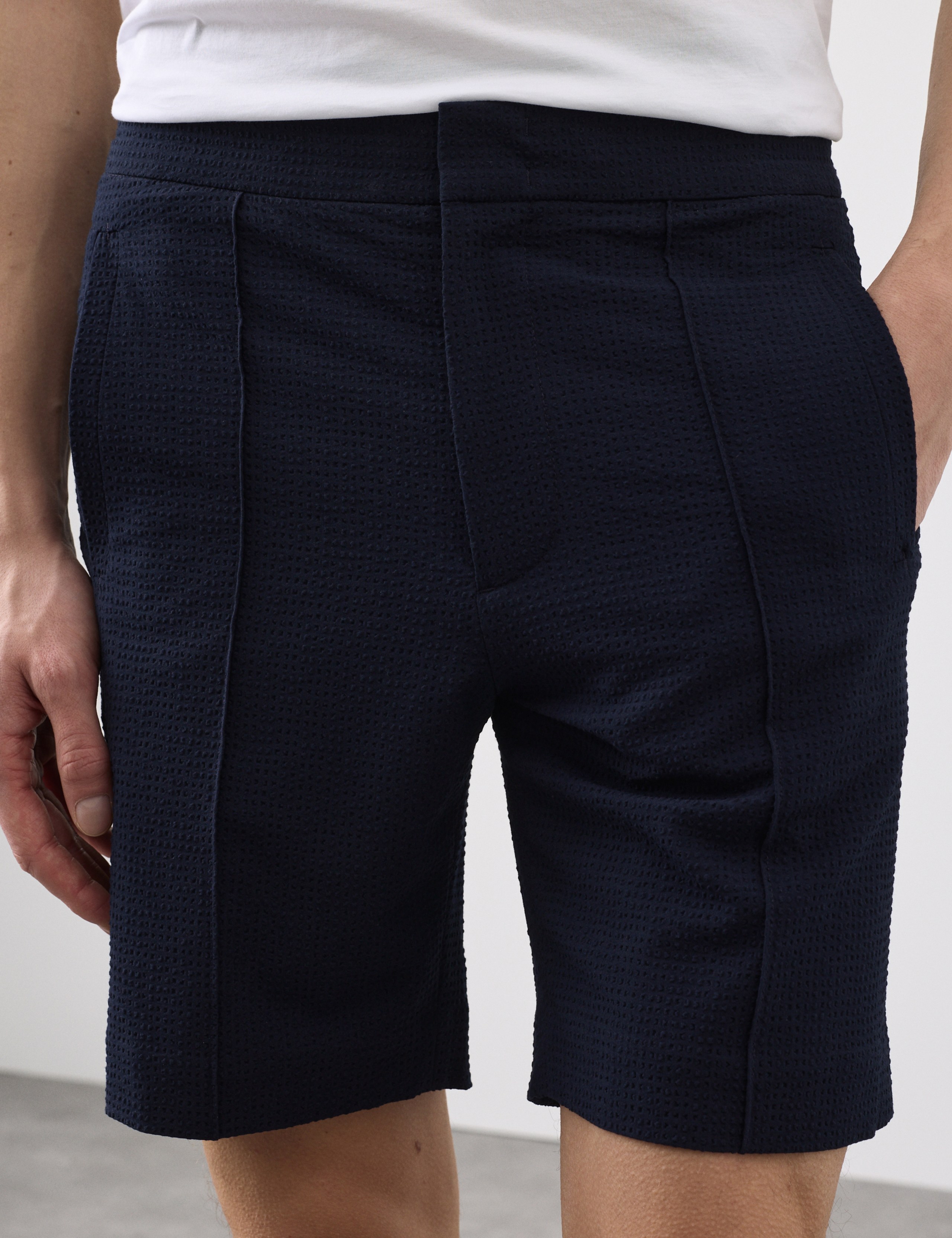 Smart Seersucker Stretch Shorts 3 of 6