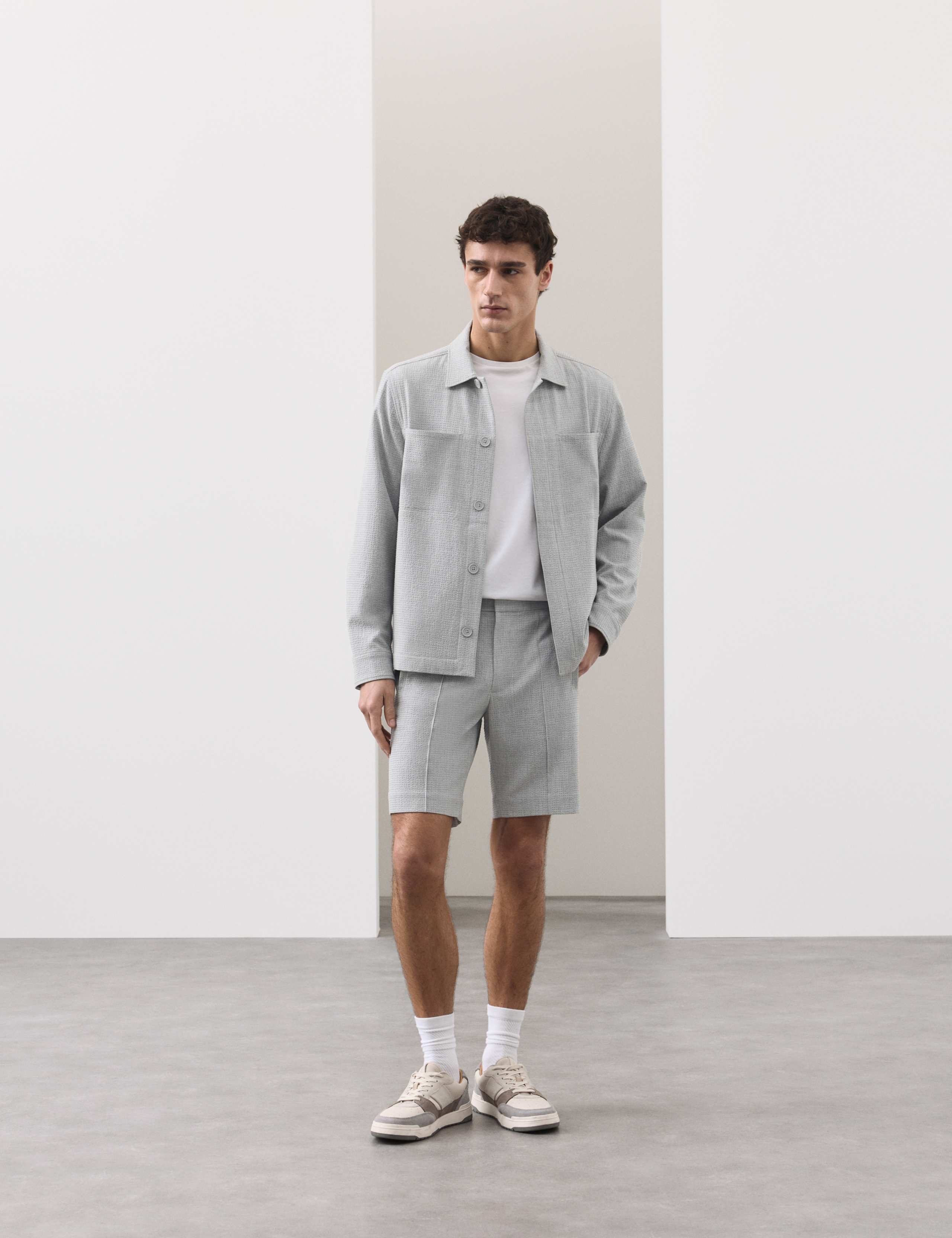 Smart Seersucker Stretch Shorts 3 of 6