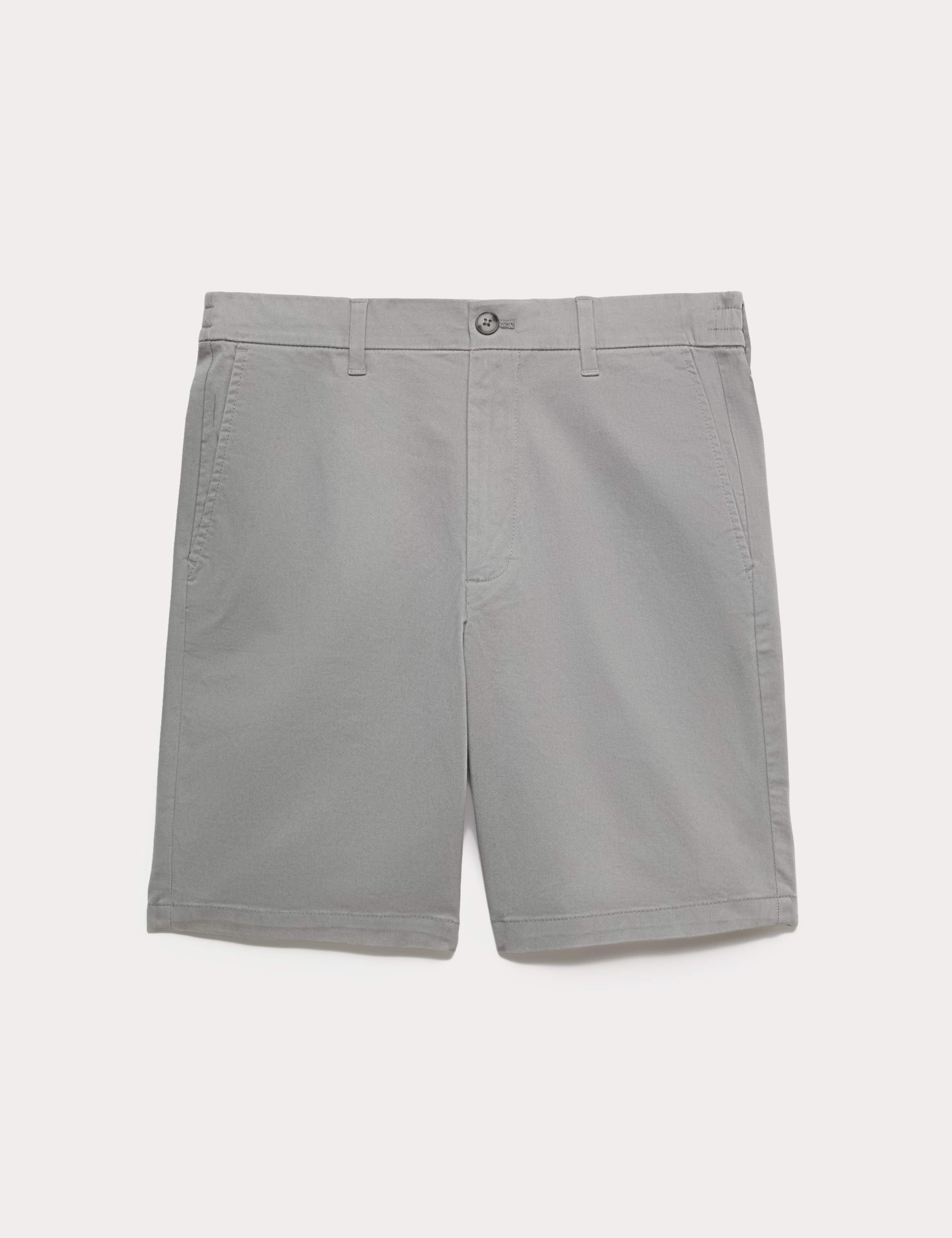 Half-Elasticated Waist Stretch Chino Shorts 1 of 1