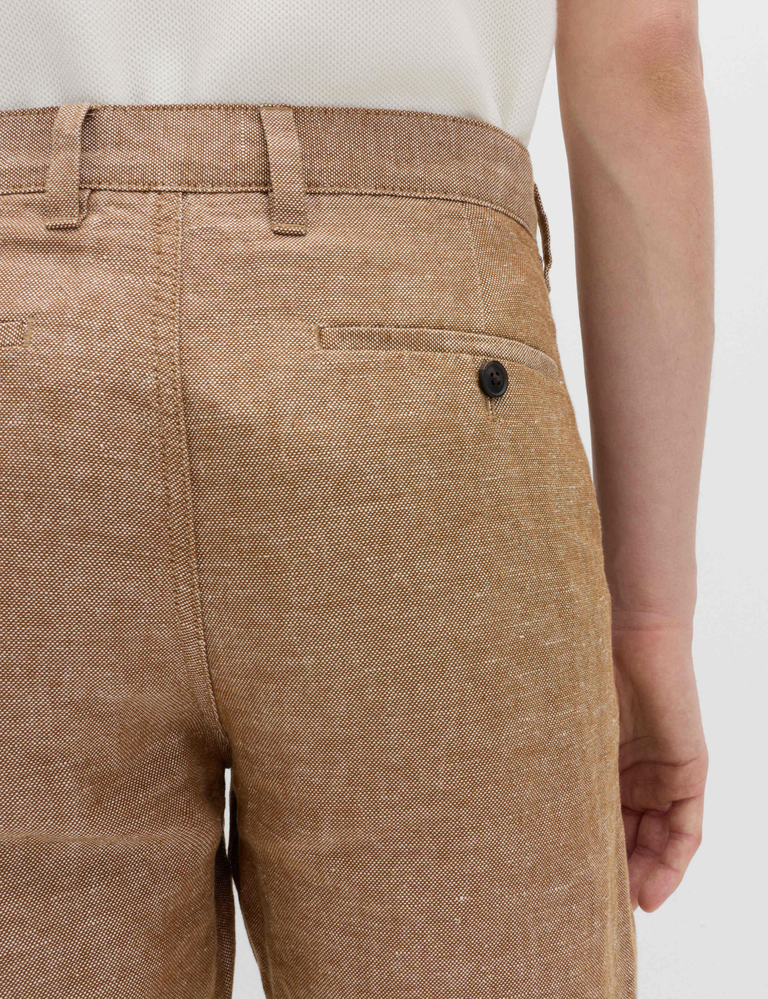 Linen Blend Chino Shorts 4 of 7