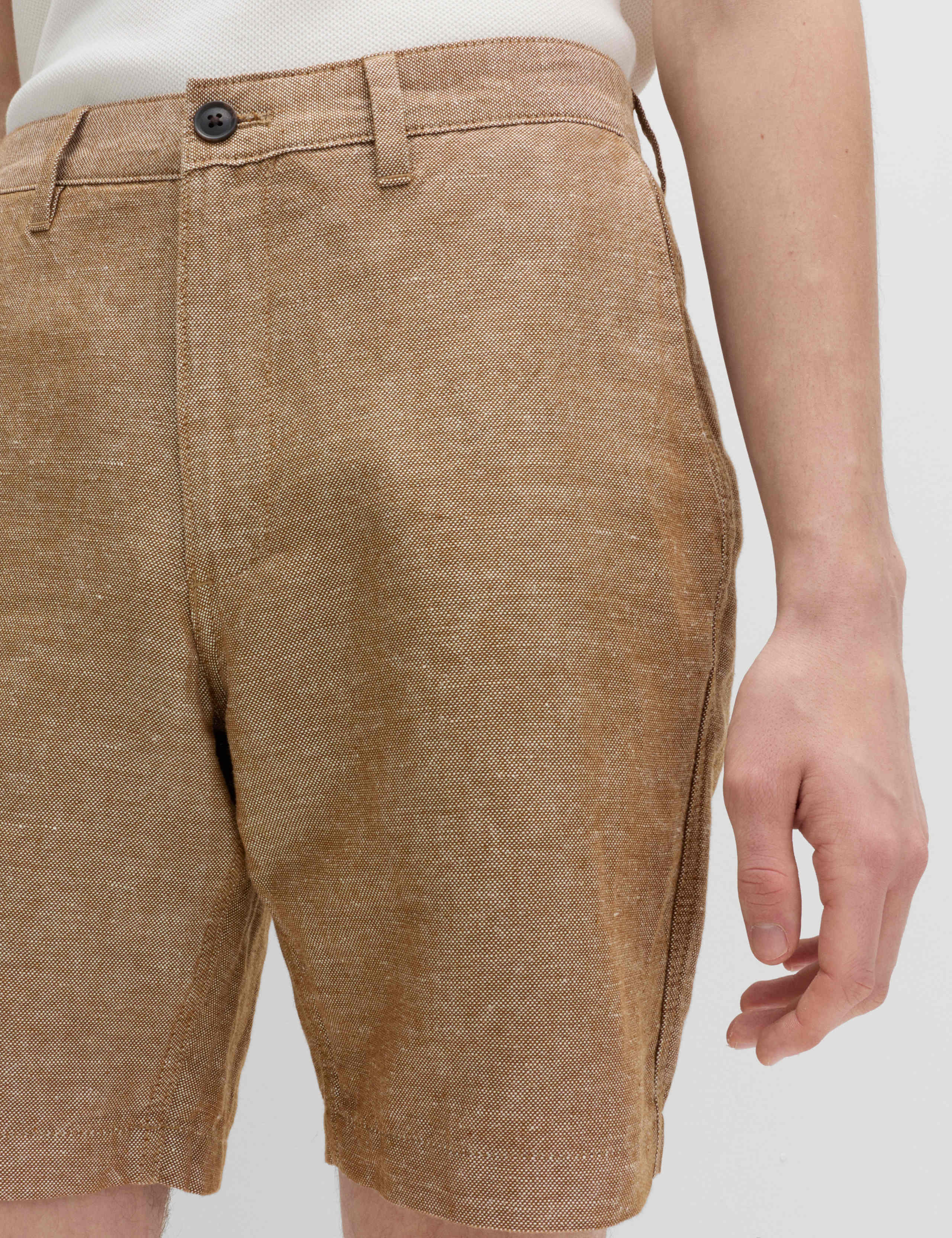 Linen Blend Chino Shorts 5 of 7