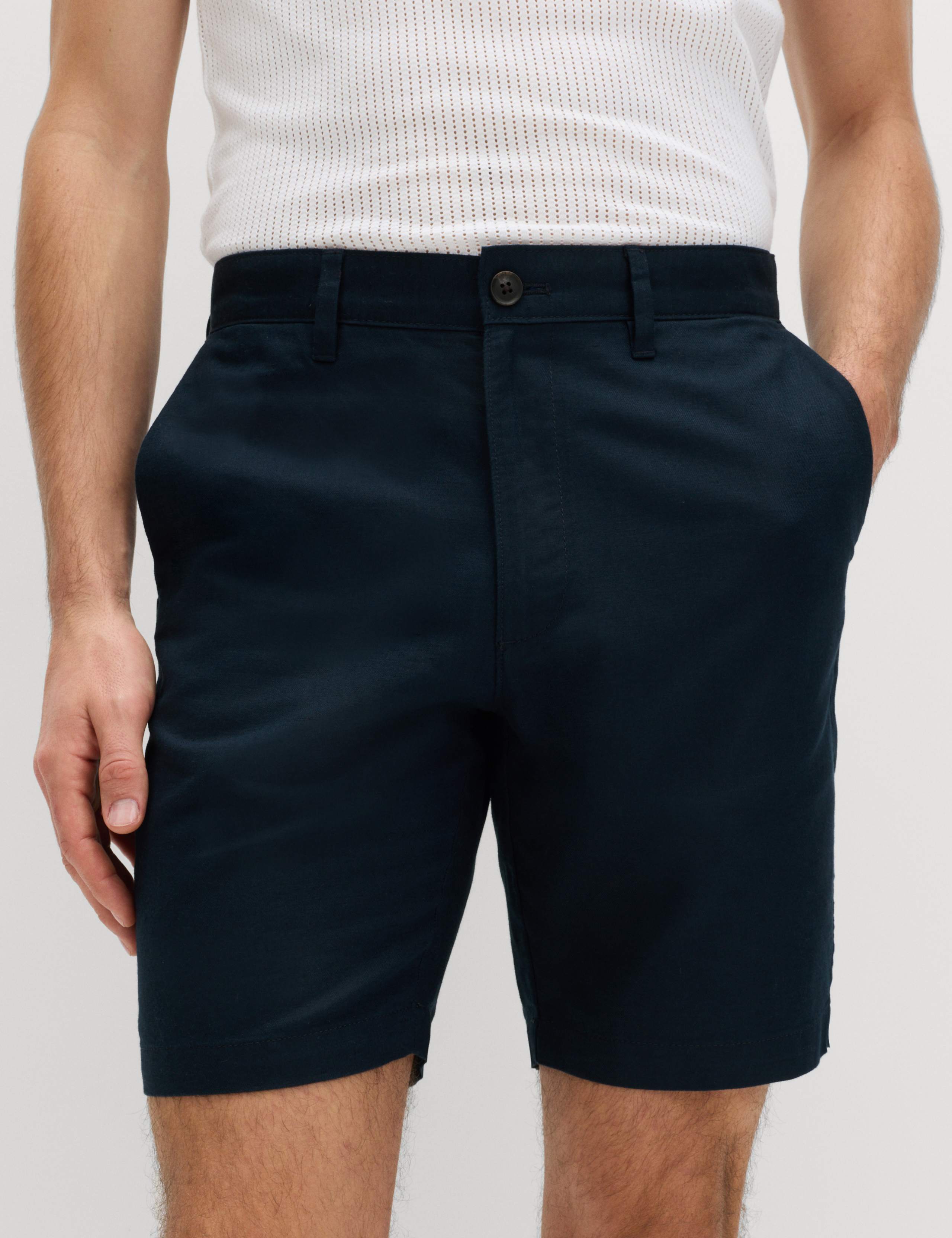 Linen Blend Chino Shorts 5 of 6