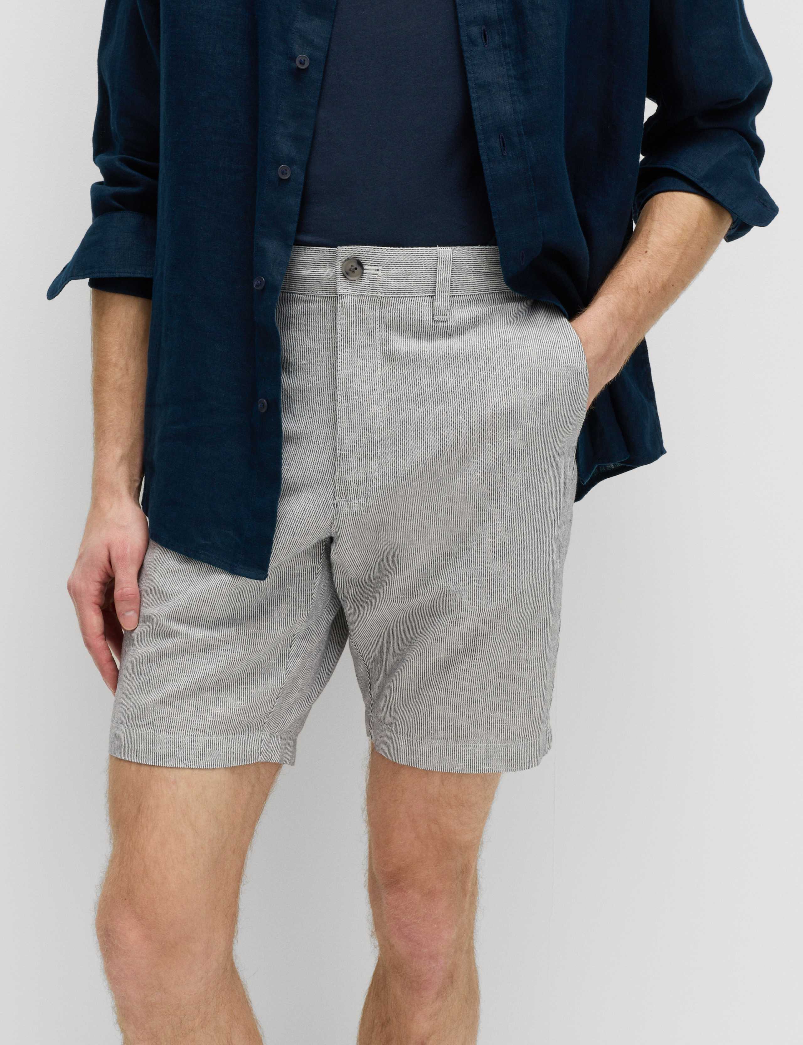 Linen Blend Chino Shorts 3 of 6