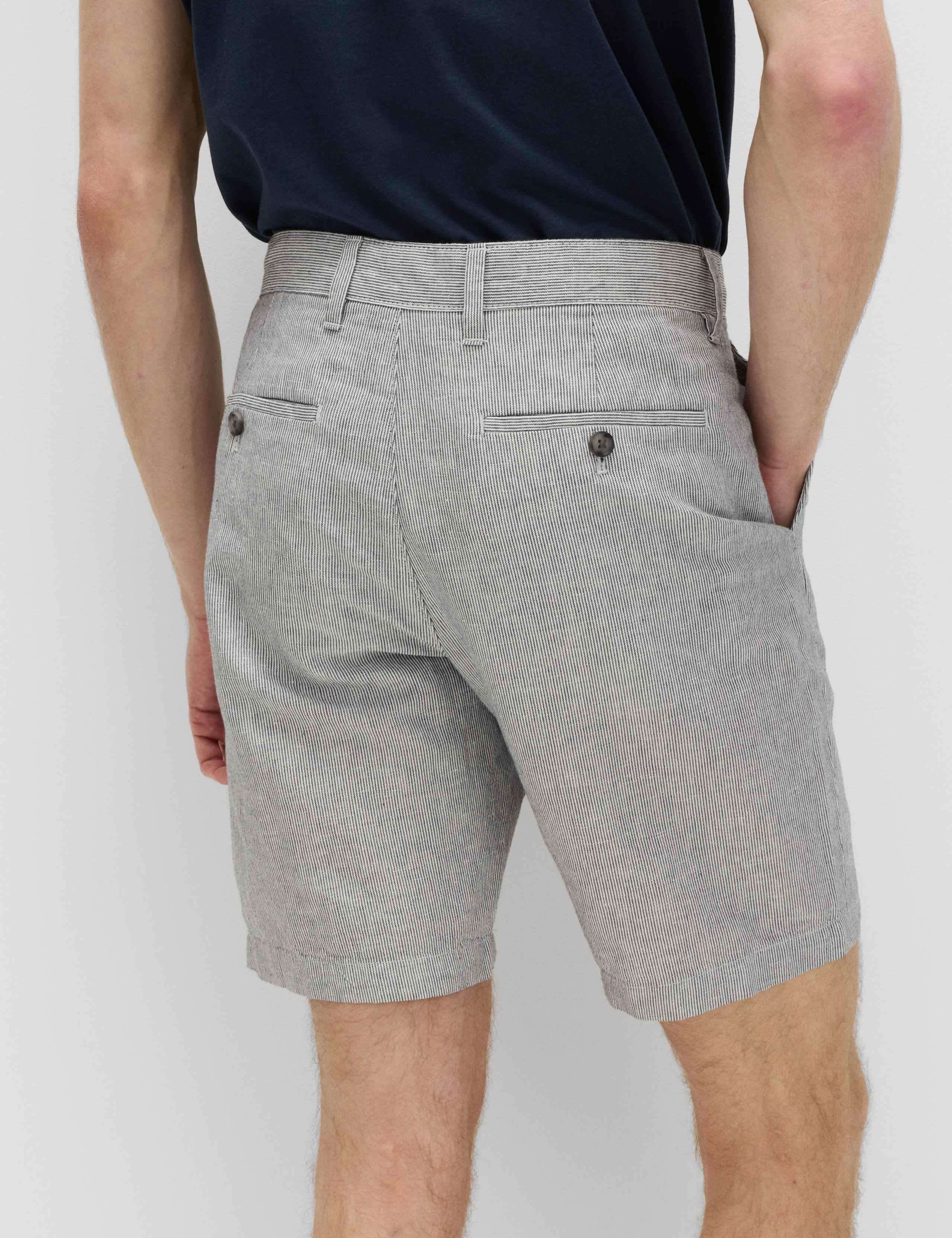 Linen Blend Chino Shorts 4 of 6