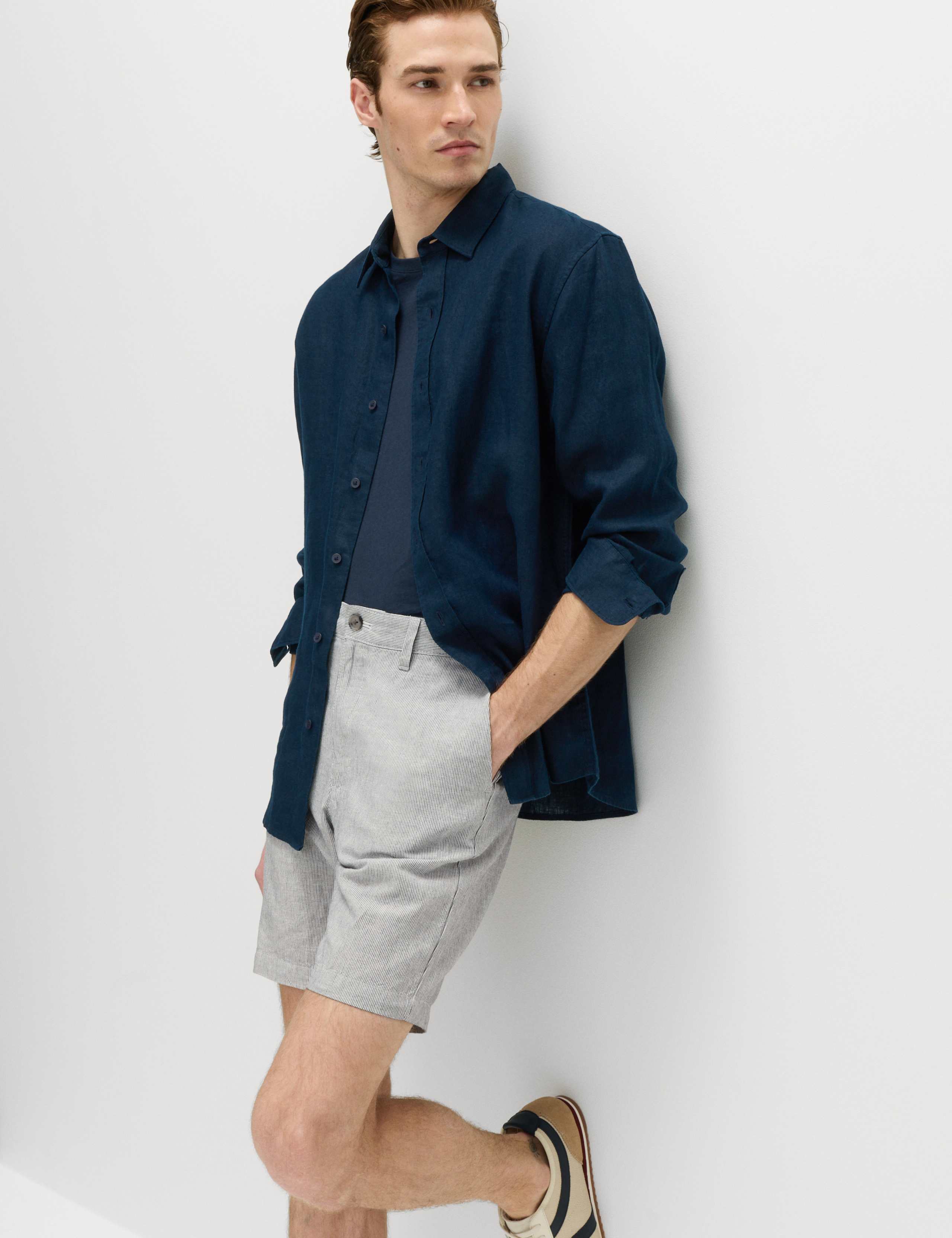 Linen Blend Chino Shorts 6 of 6