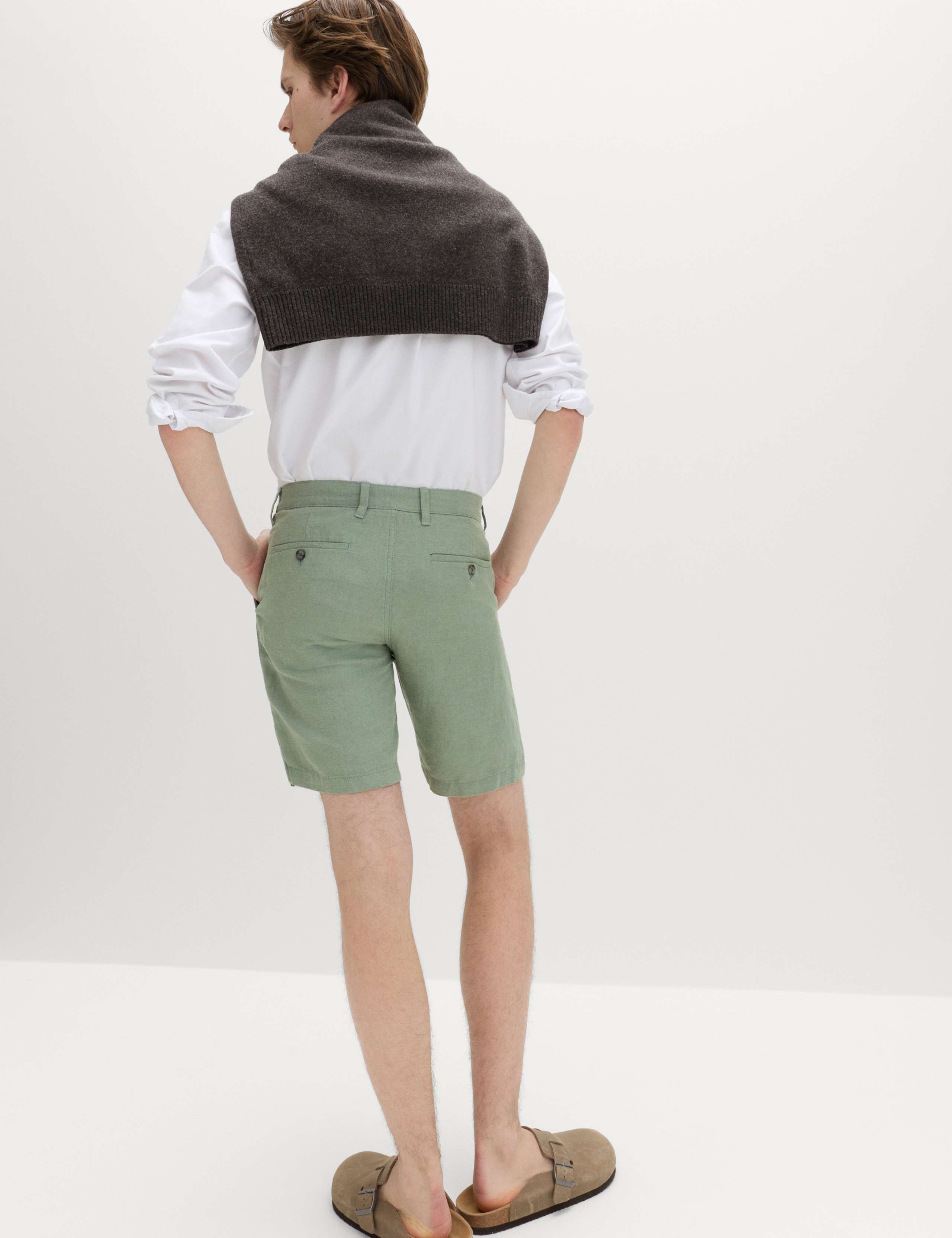 Linen Blend Chino Shorts 4 of 4