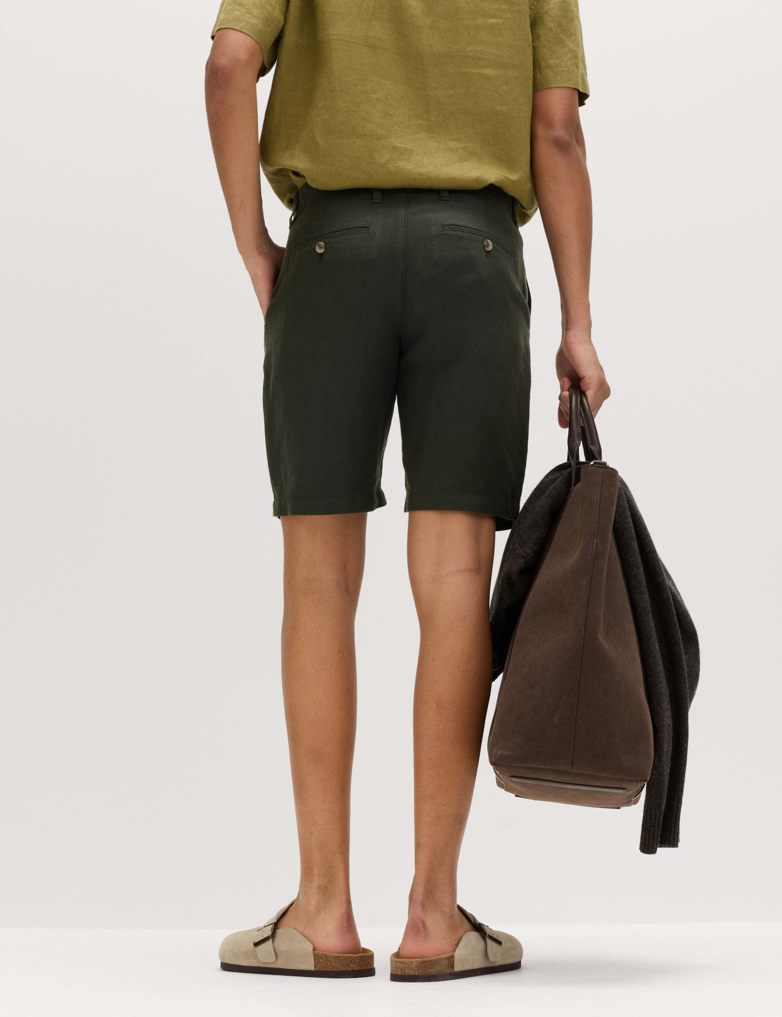 Linen Blend Chino Shorts 4 of 5
