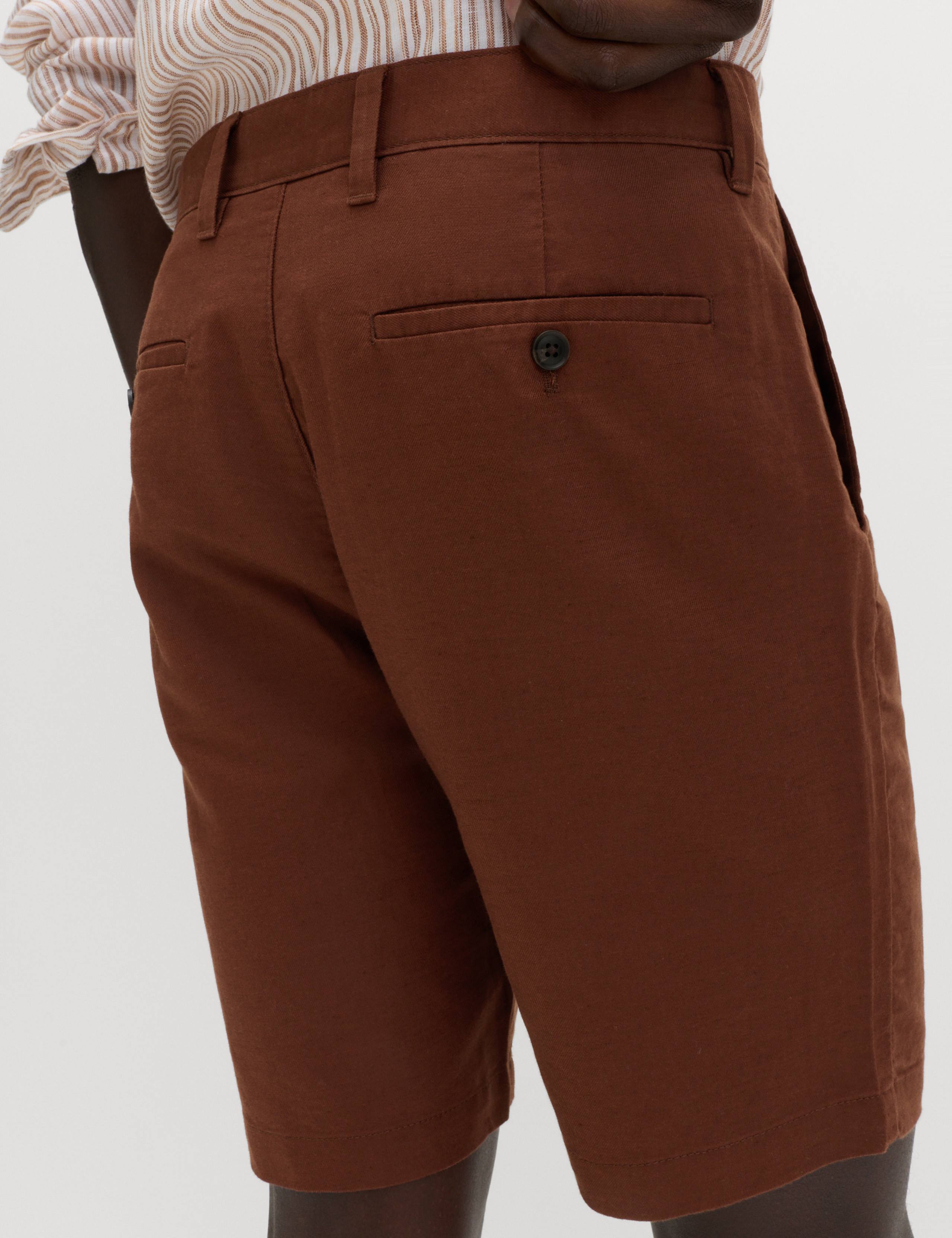 Linen Blend Chino Shorts 4 of 6