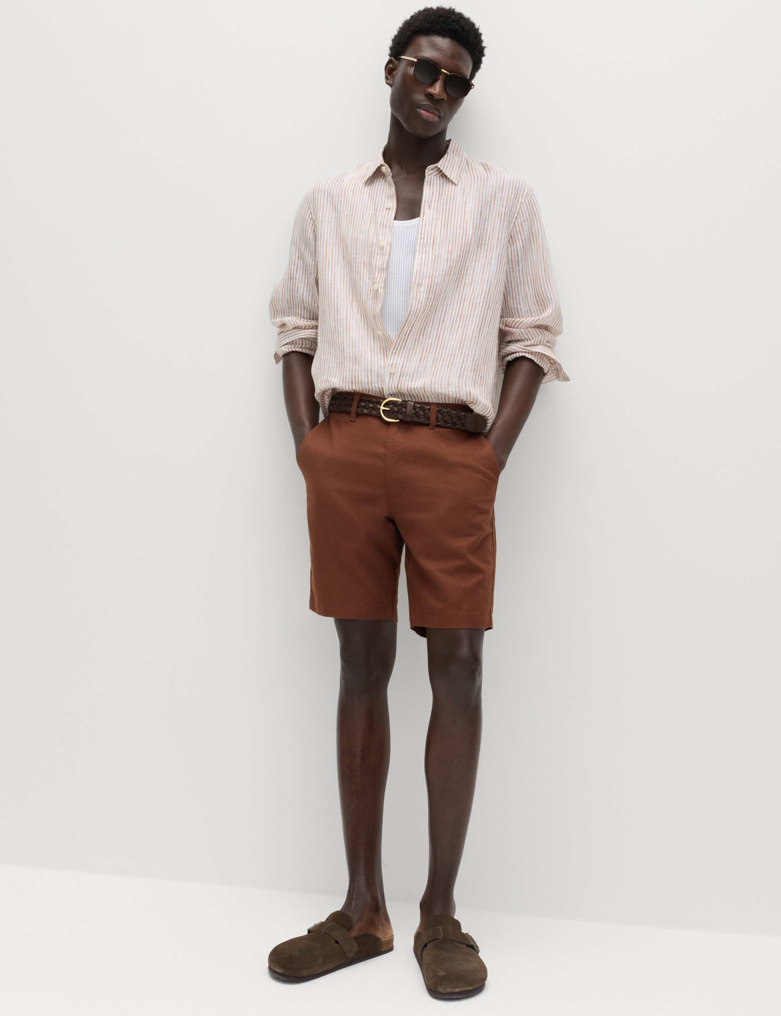 Linen Blend Chino Shorts 6 of 6