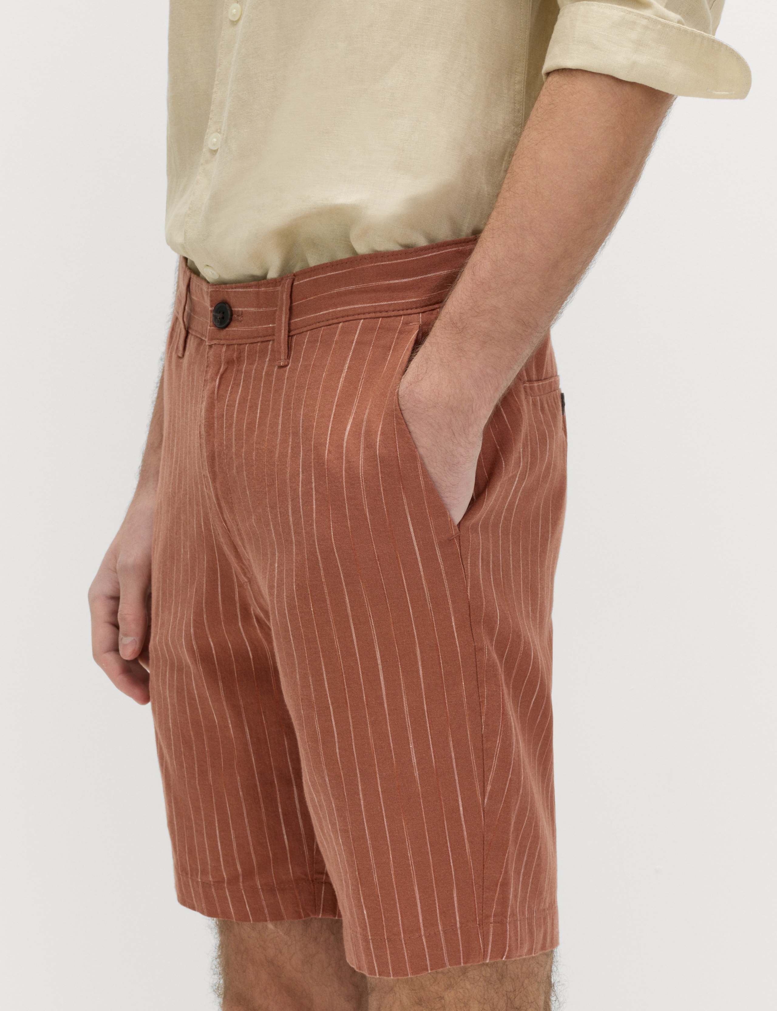 Linen Blend Chino Shorts 1 of 6