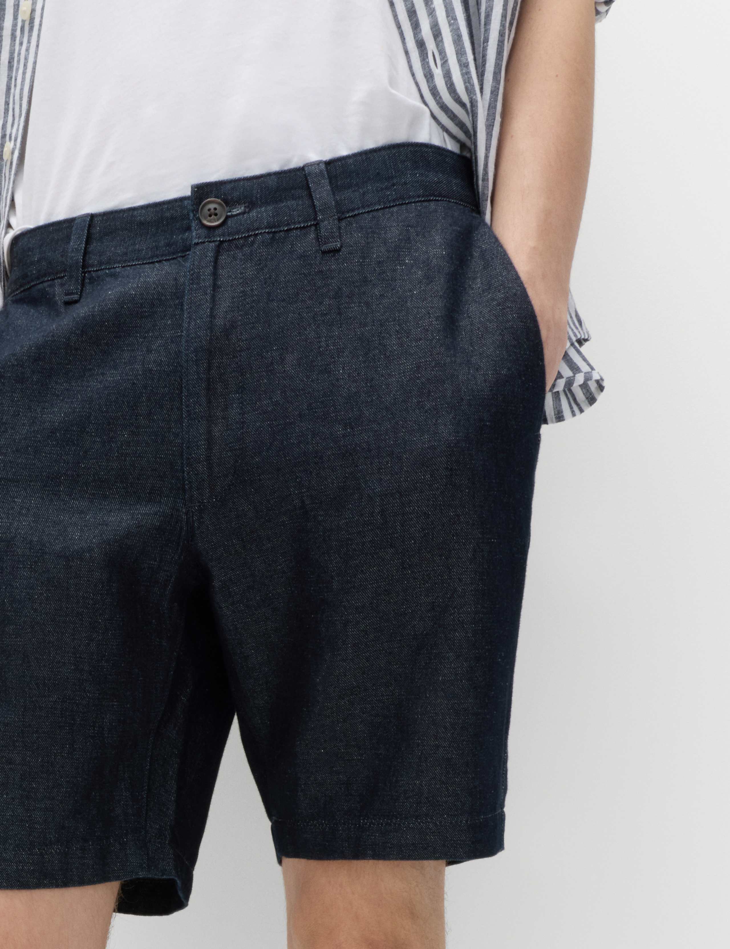 Linen Blend Chino Shorts 4 of 6