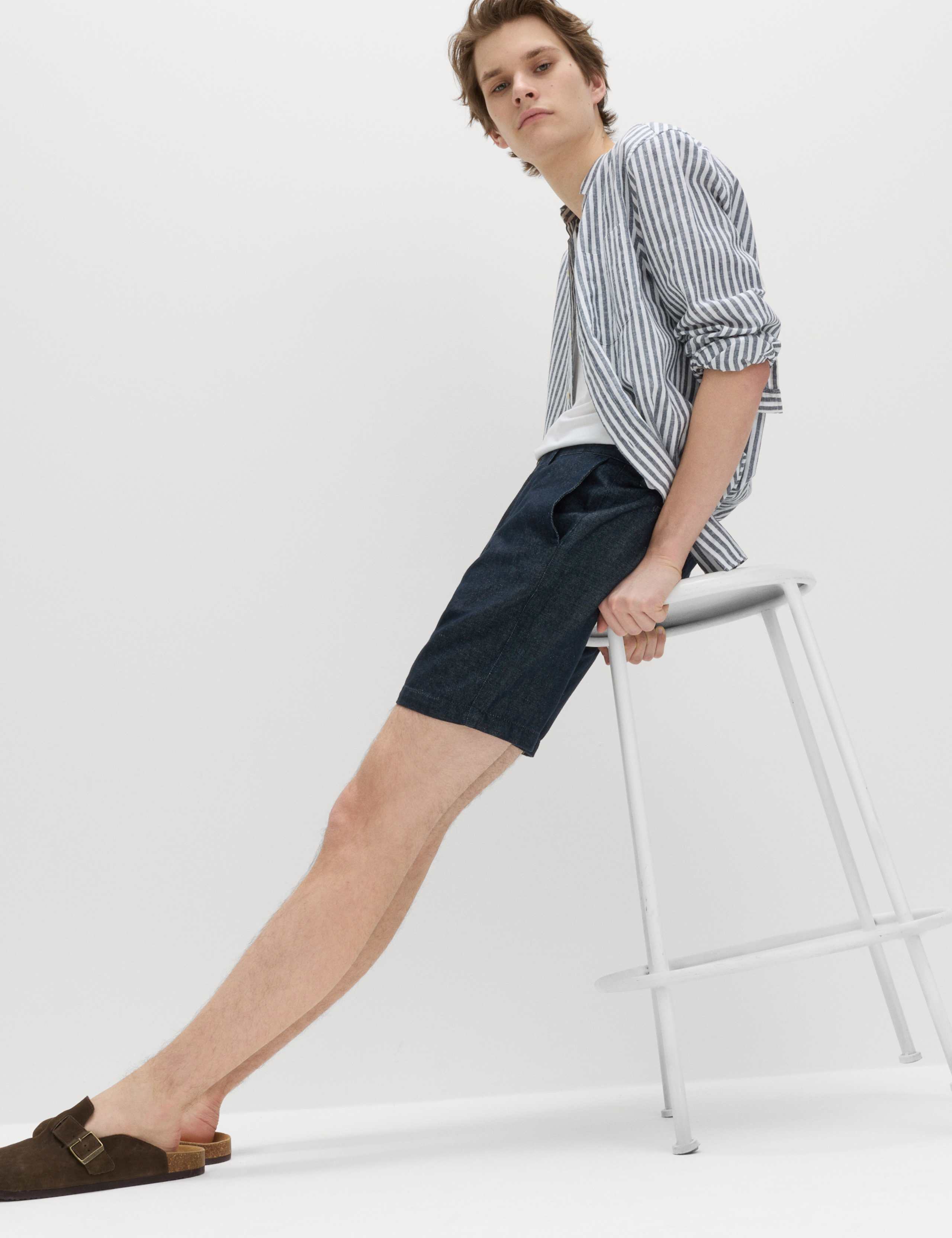 Linen Blend Chino Shorts 6 of 6