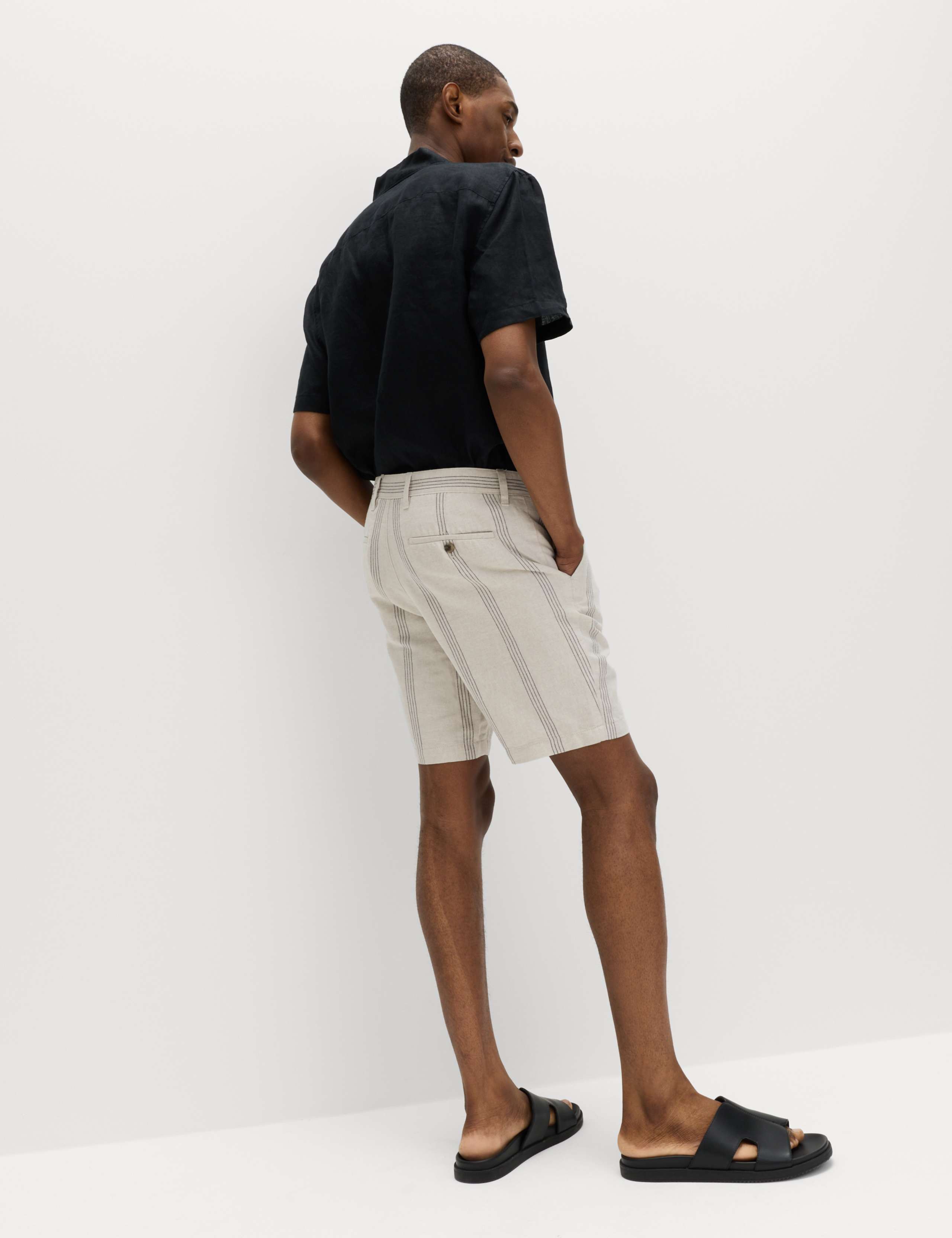 Linen Blend Chino Shorts 4 of 5