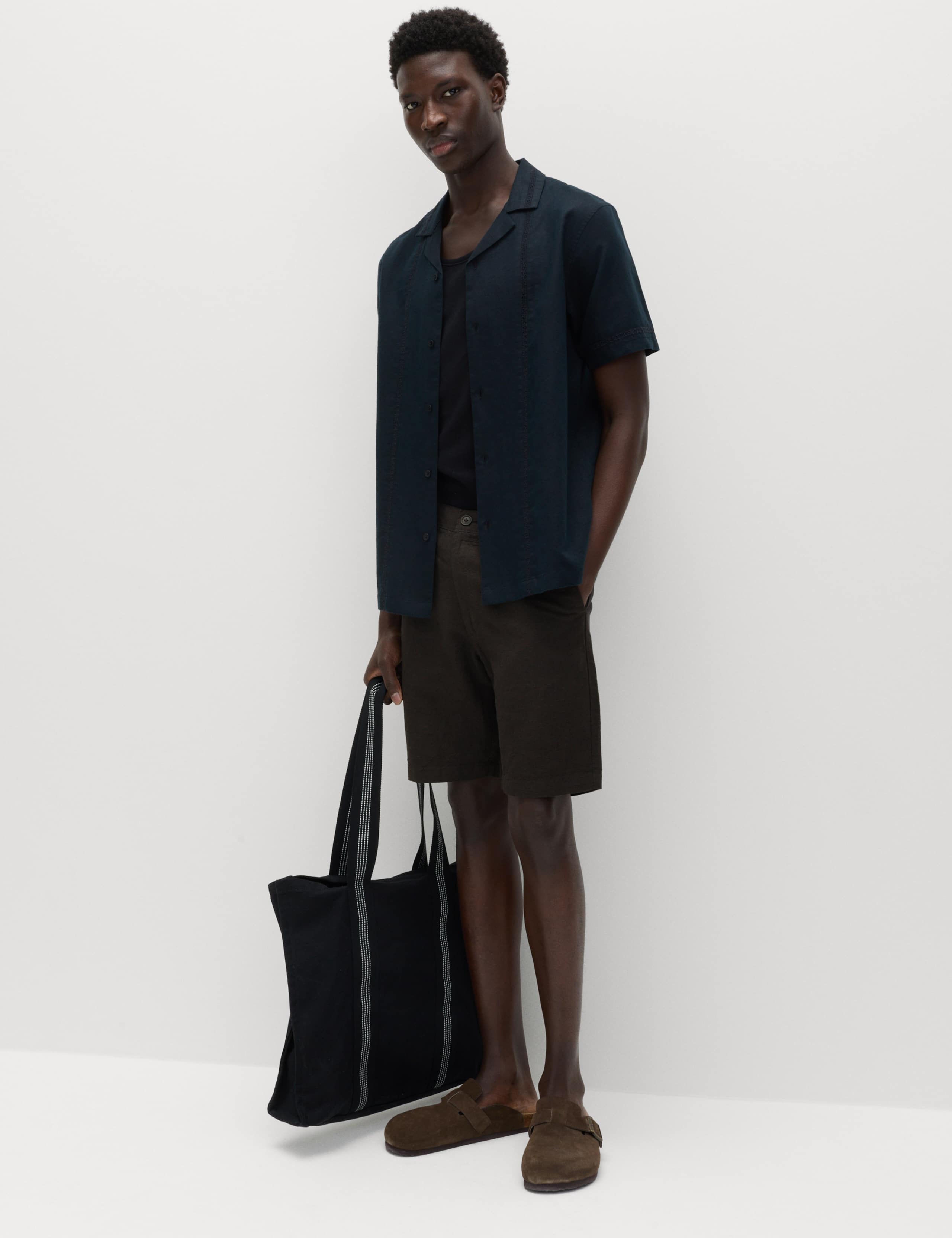 Linen Blend Chino Shorts 5 of 5