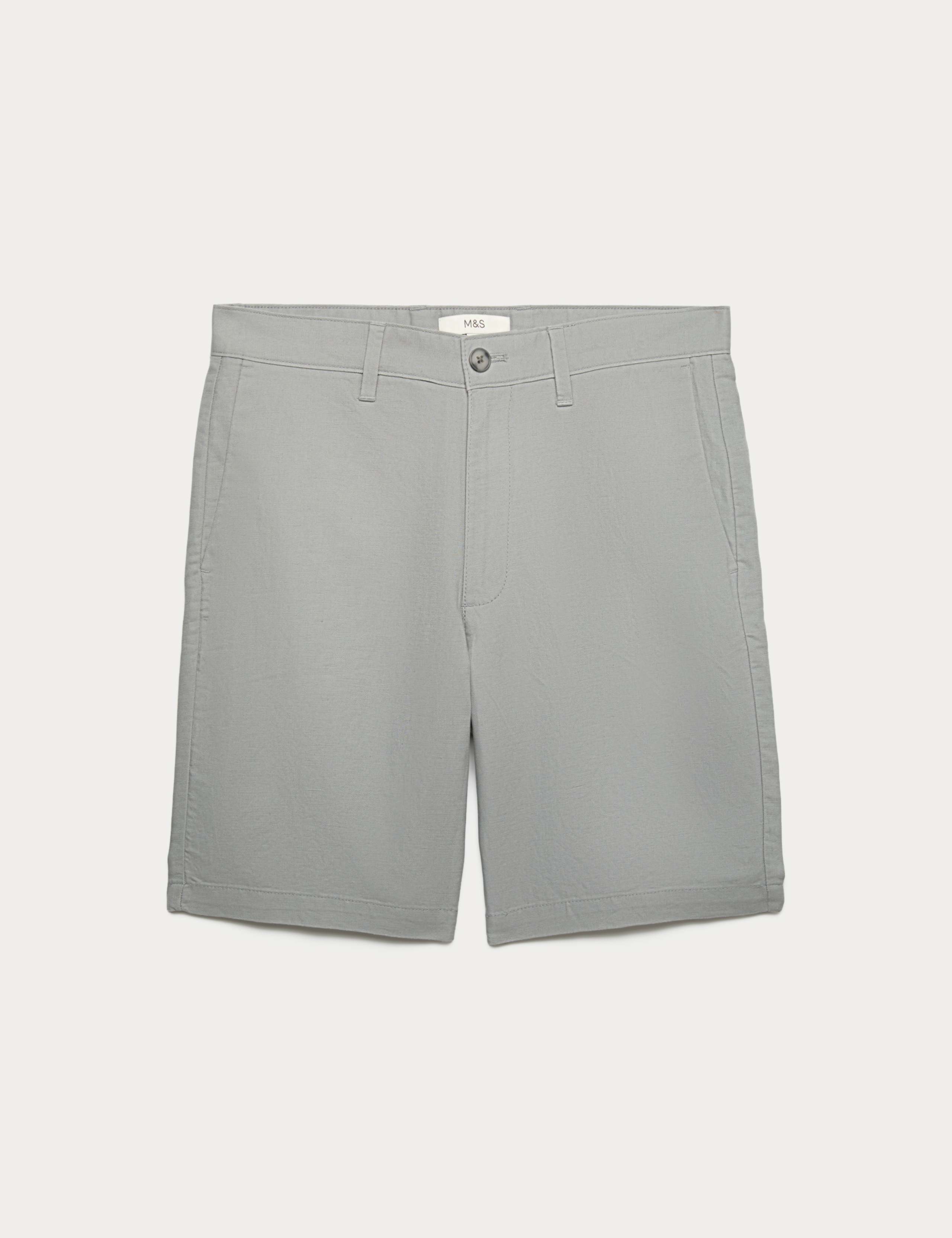 Linen Blend Chino Shorts 2 of 6