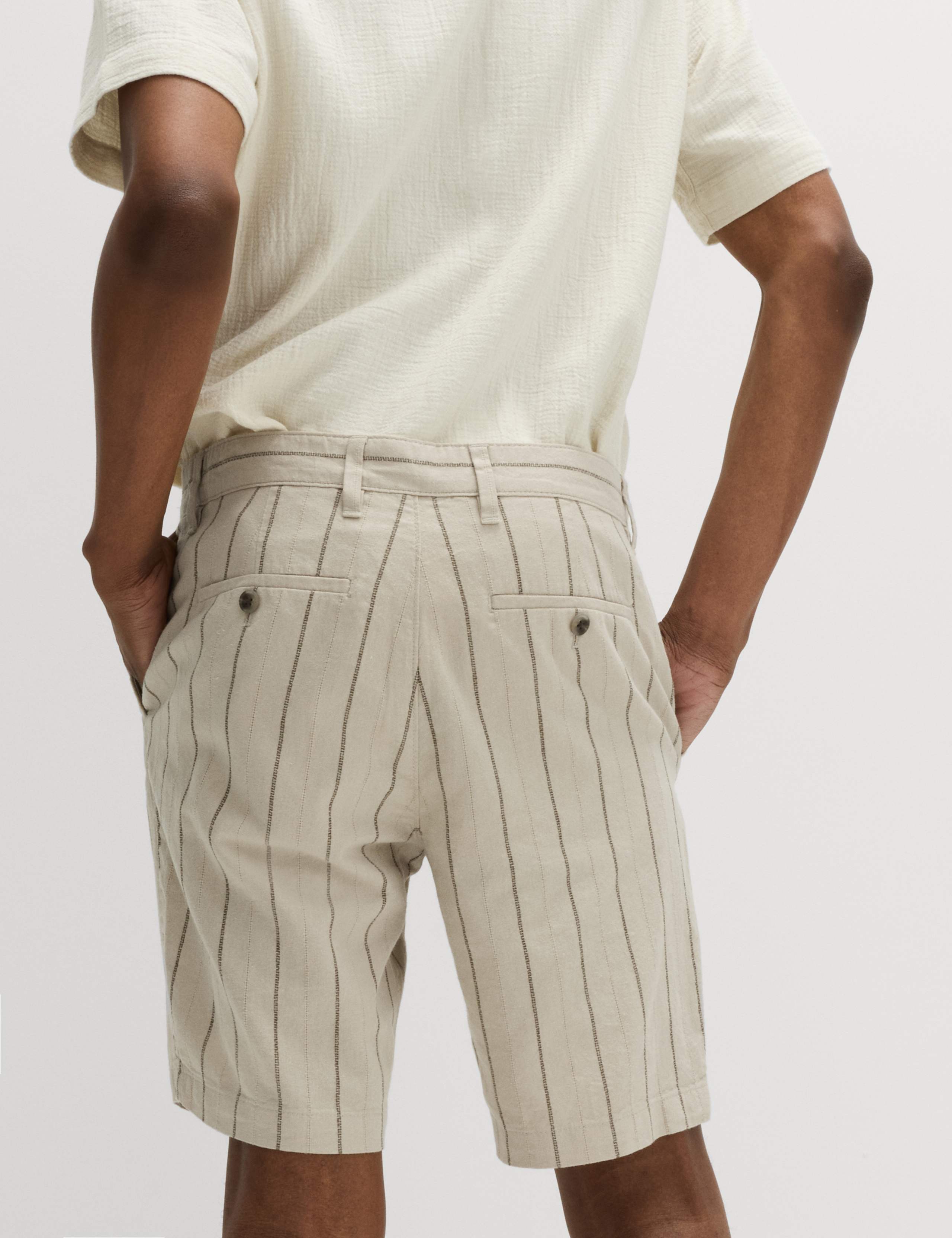 Linen Blend Chino Shorts 6 of 6