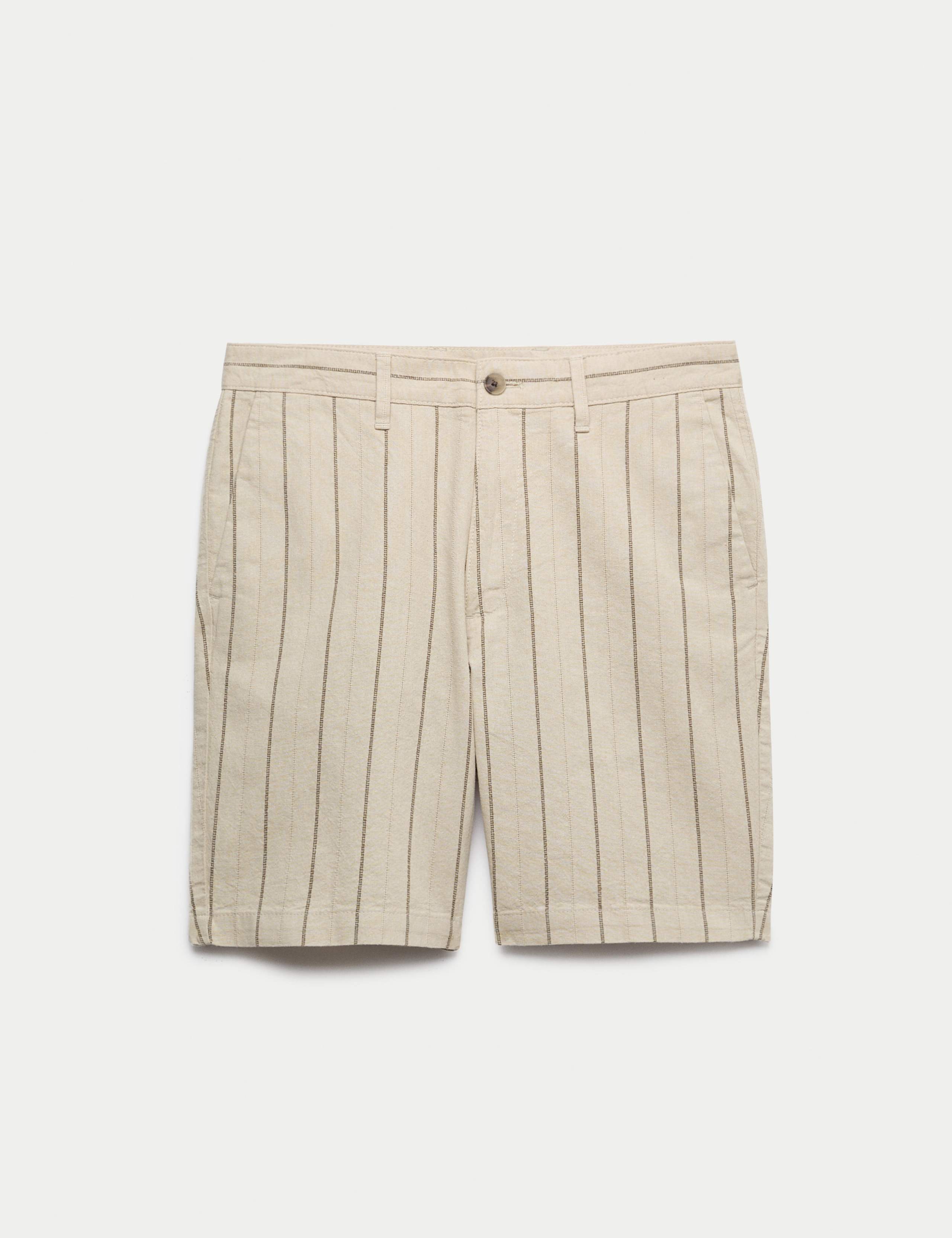 Linen Blend Chino Shorts 2 of 6