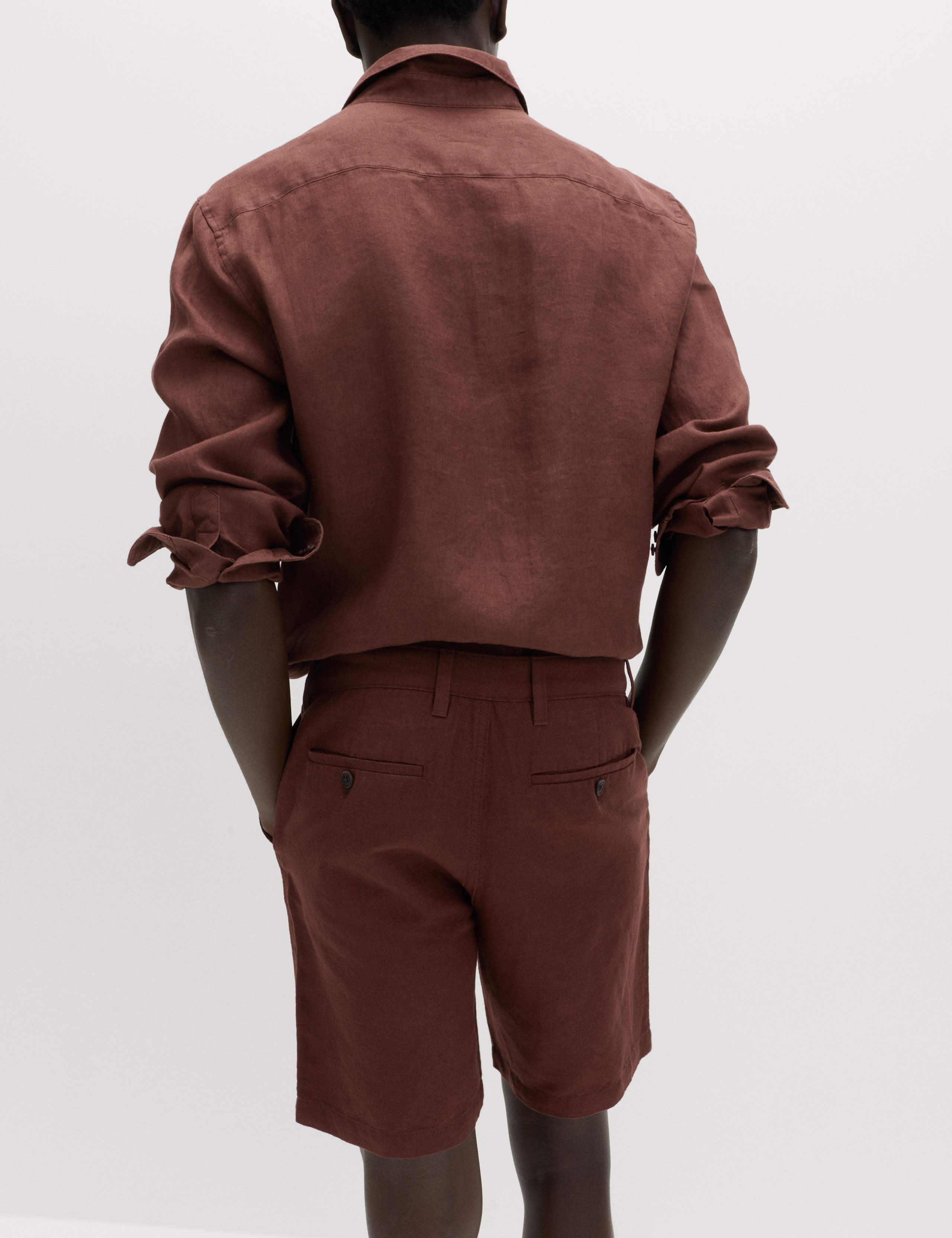 Linen Blend Chino Shorts 4 of 5