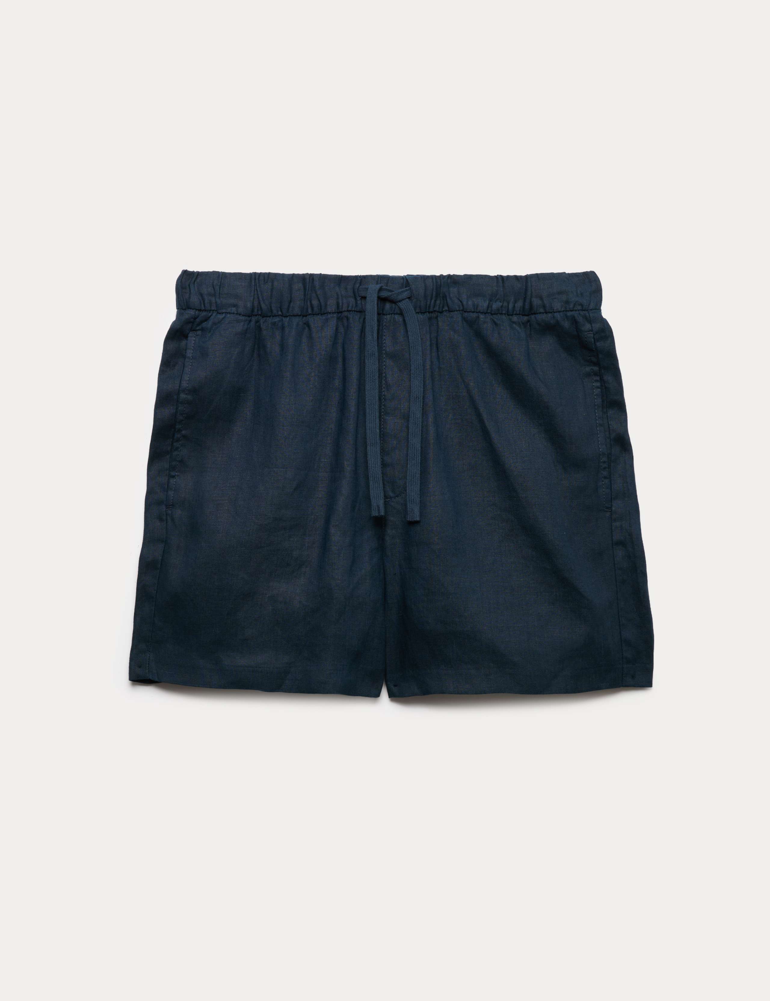 Pure Linen Elasticated Waist Shorts 1 of 1