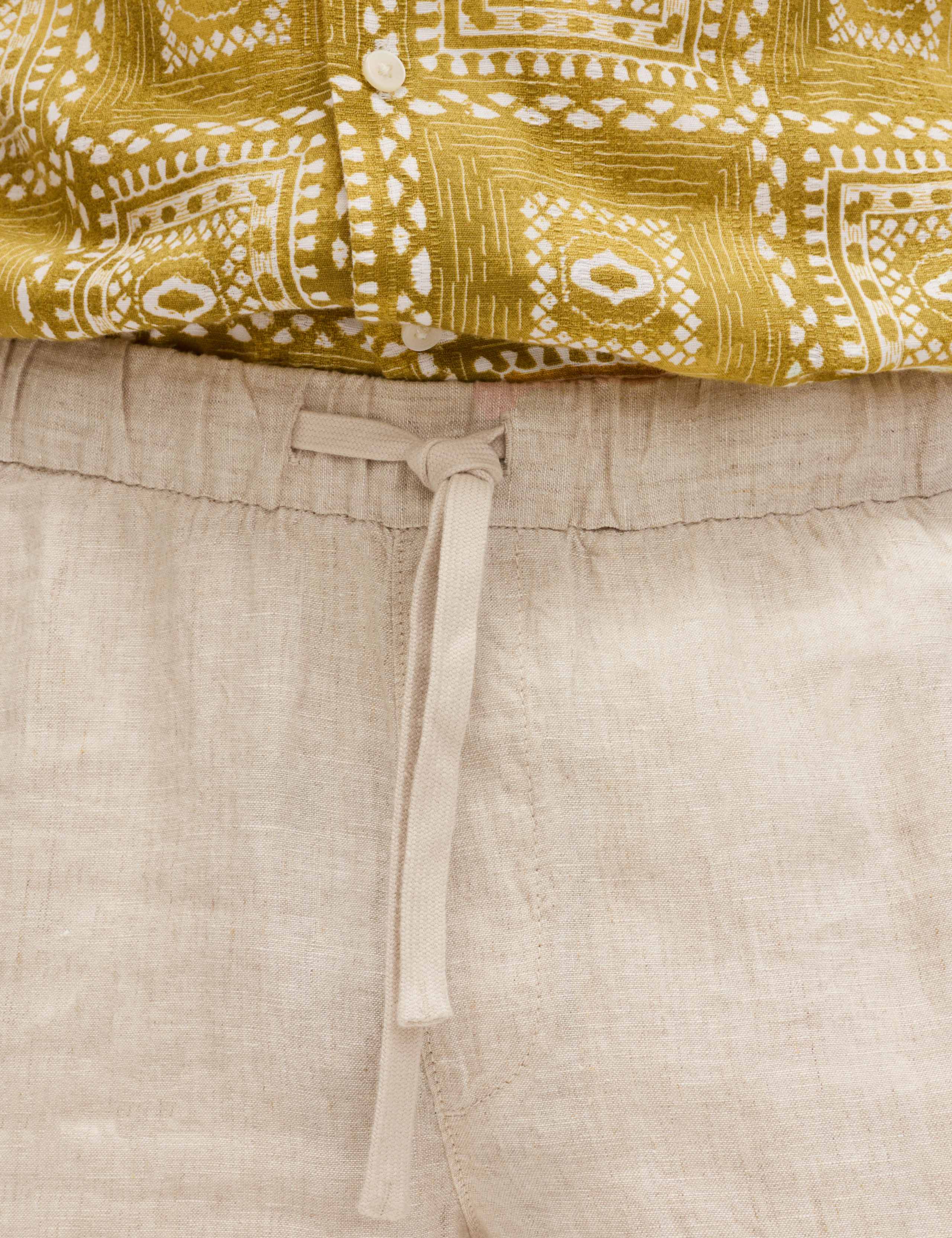 Pure Linen Elasticated Waist Shorts 3 of 7