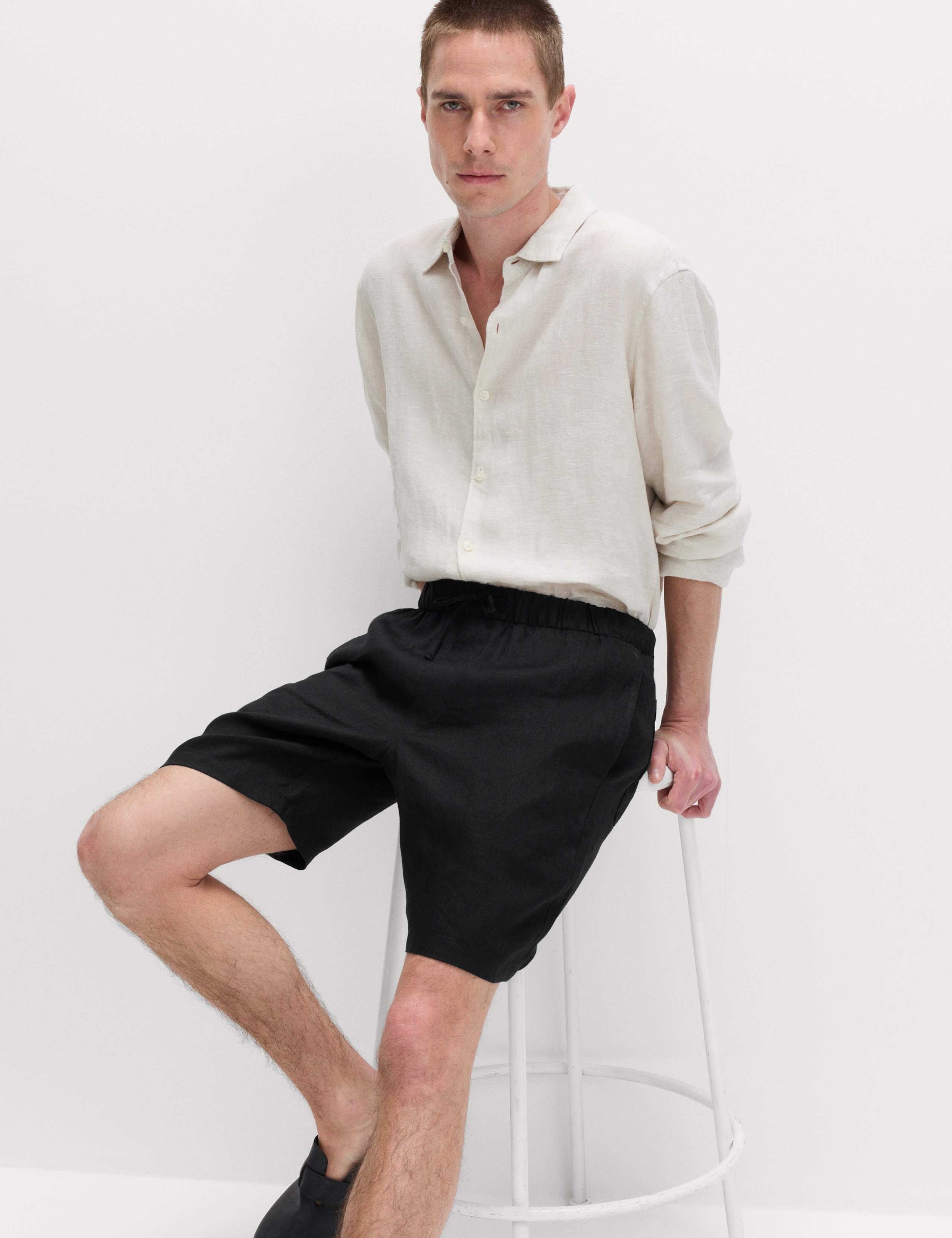 Pure Linen Lighter Weight Shorts 6 of 6