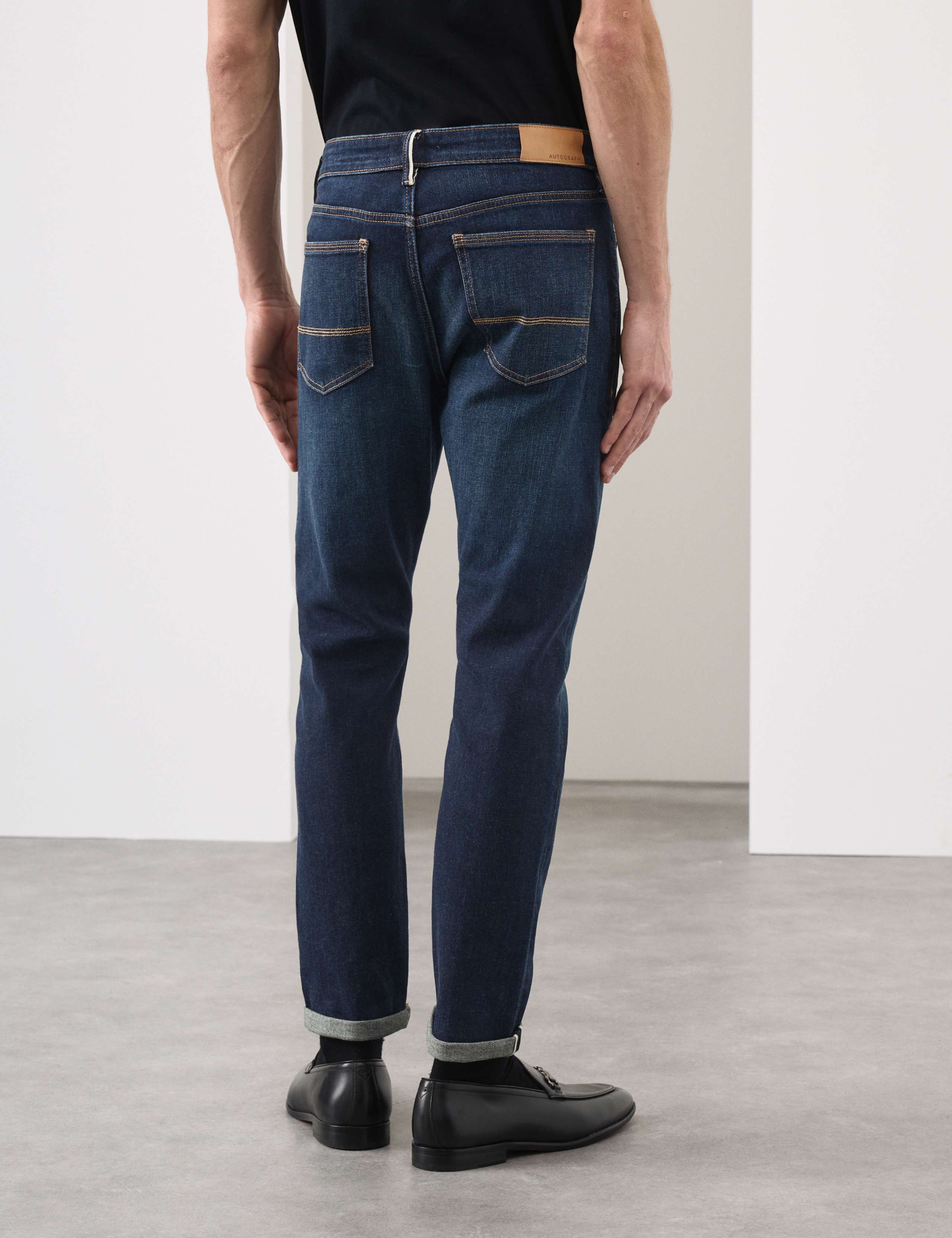 Slim Fit Japanese Selvedge Stretch Jeans 5 of 7