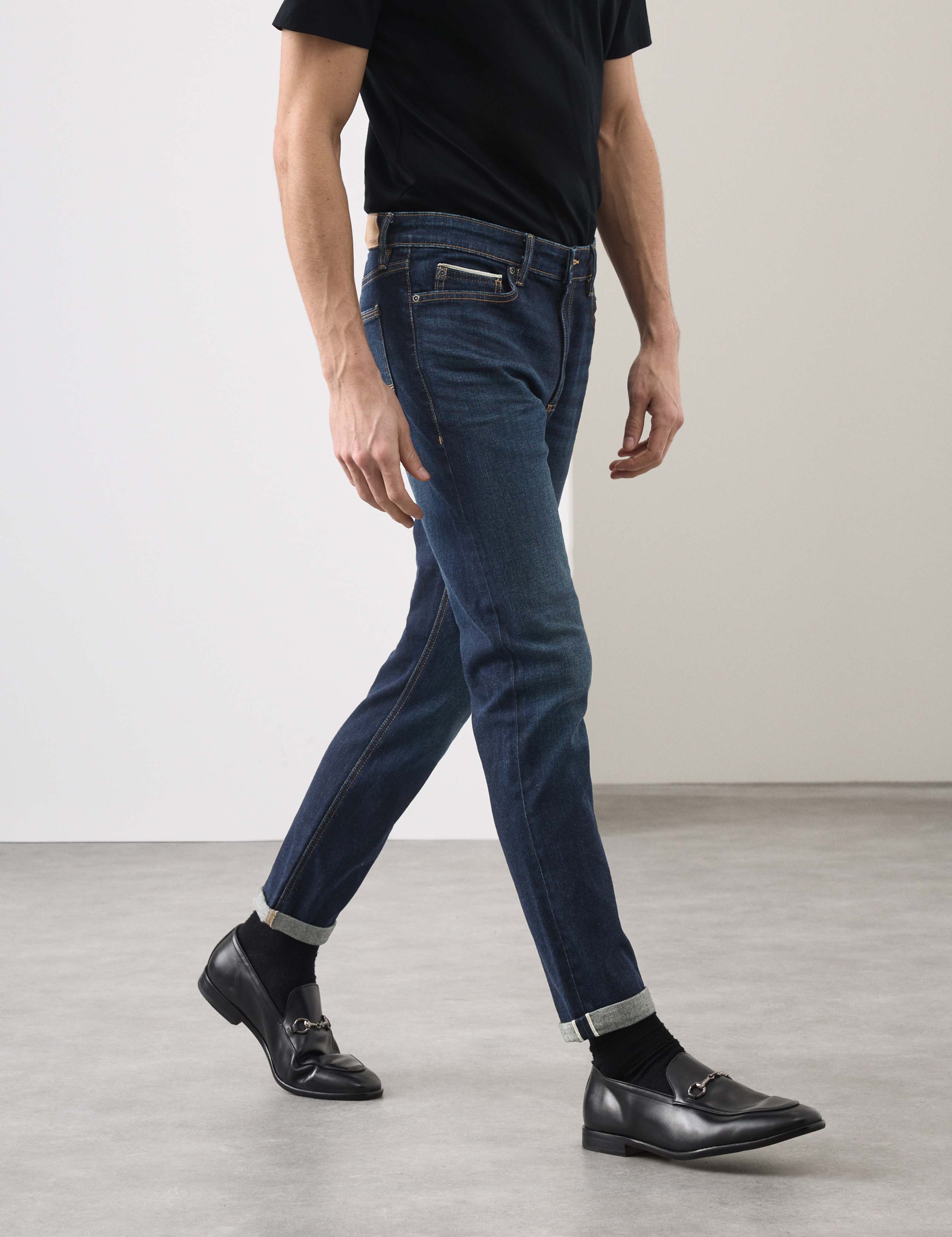 Slim Fit Japanese Selvedge Stretch Jeans 6 of 7