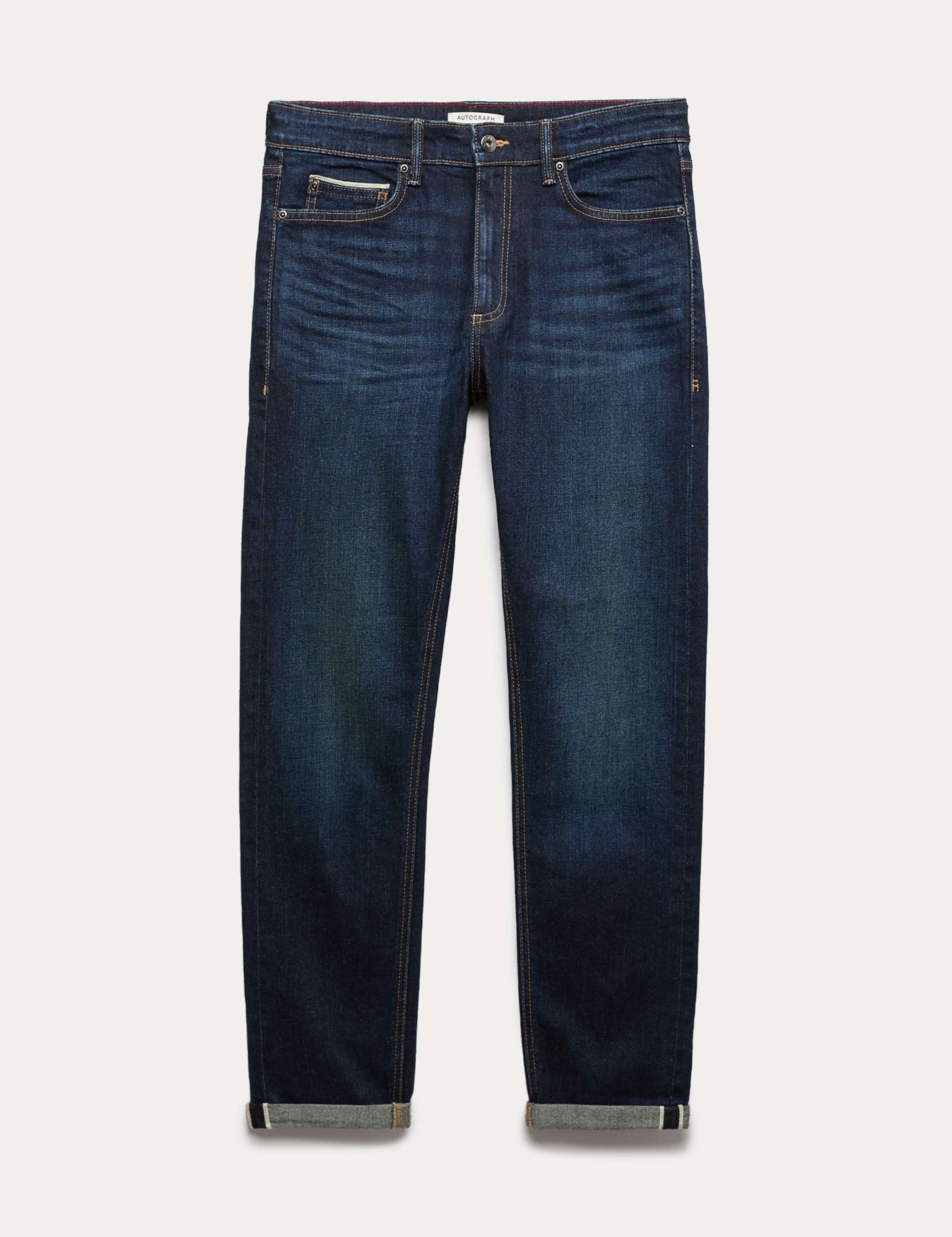 Slim Fit Japanese Selvedge Stretch Jeans 2 of 7
