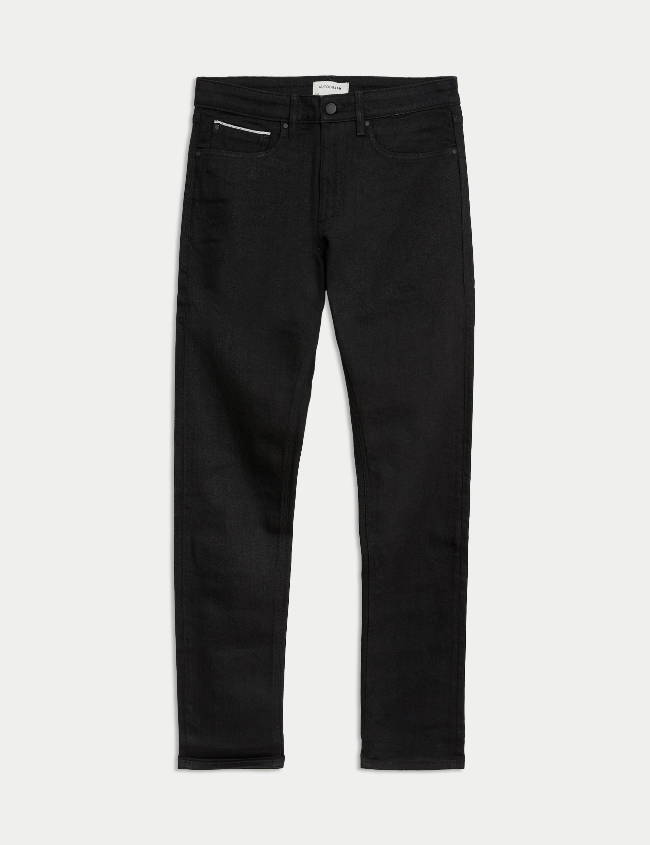 Slim Fit Japanese Selvedge Stretch Jeans 2 of 8