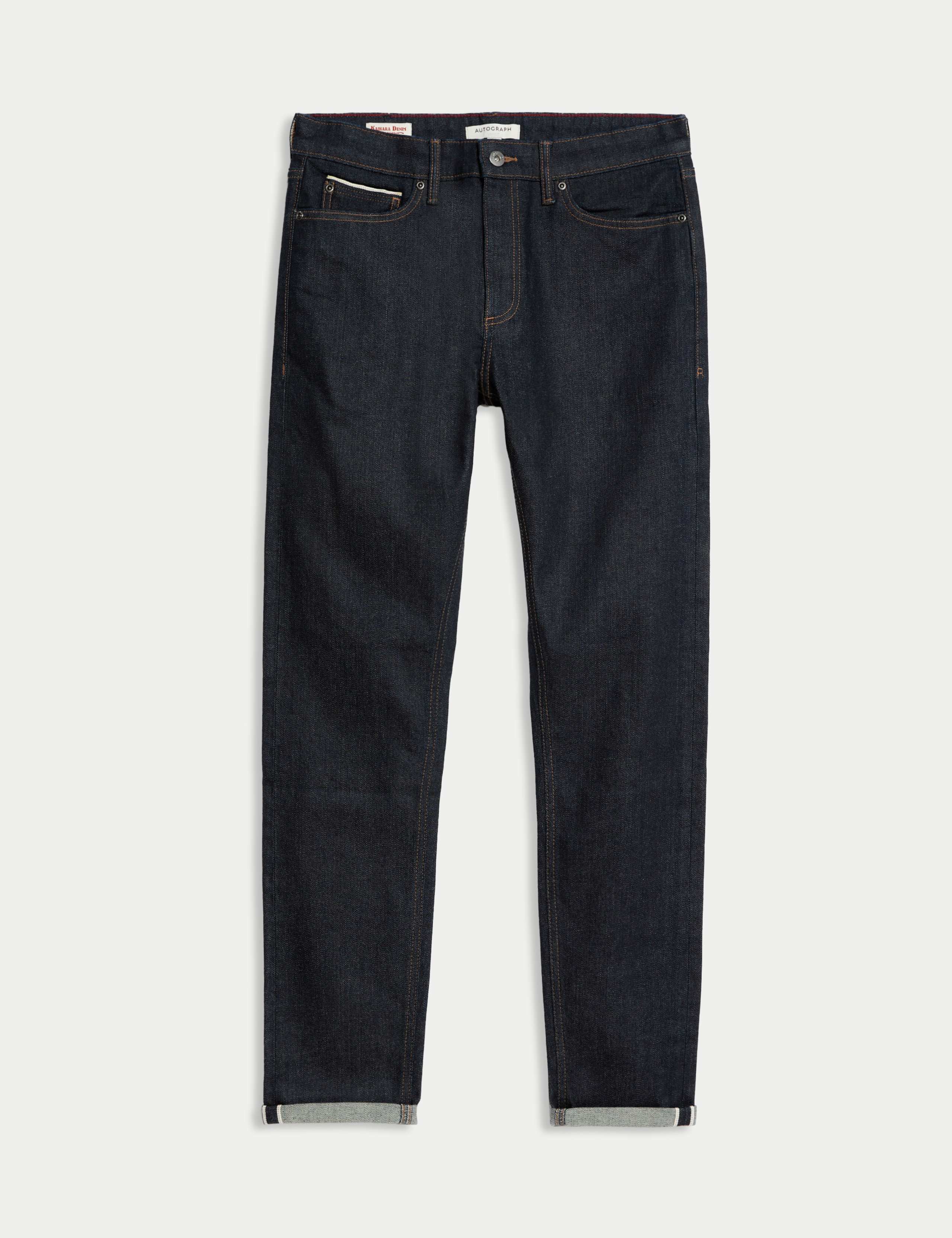 Slim Fit Japanese Selvedge Stretch Jeans 2 of 7