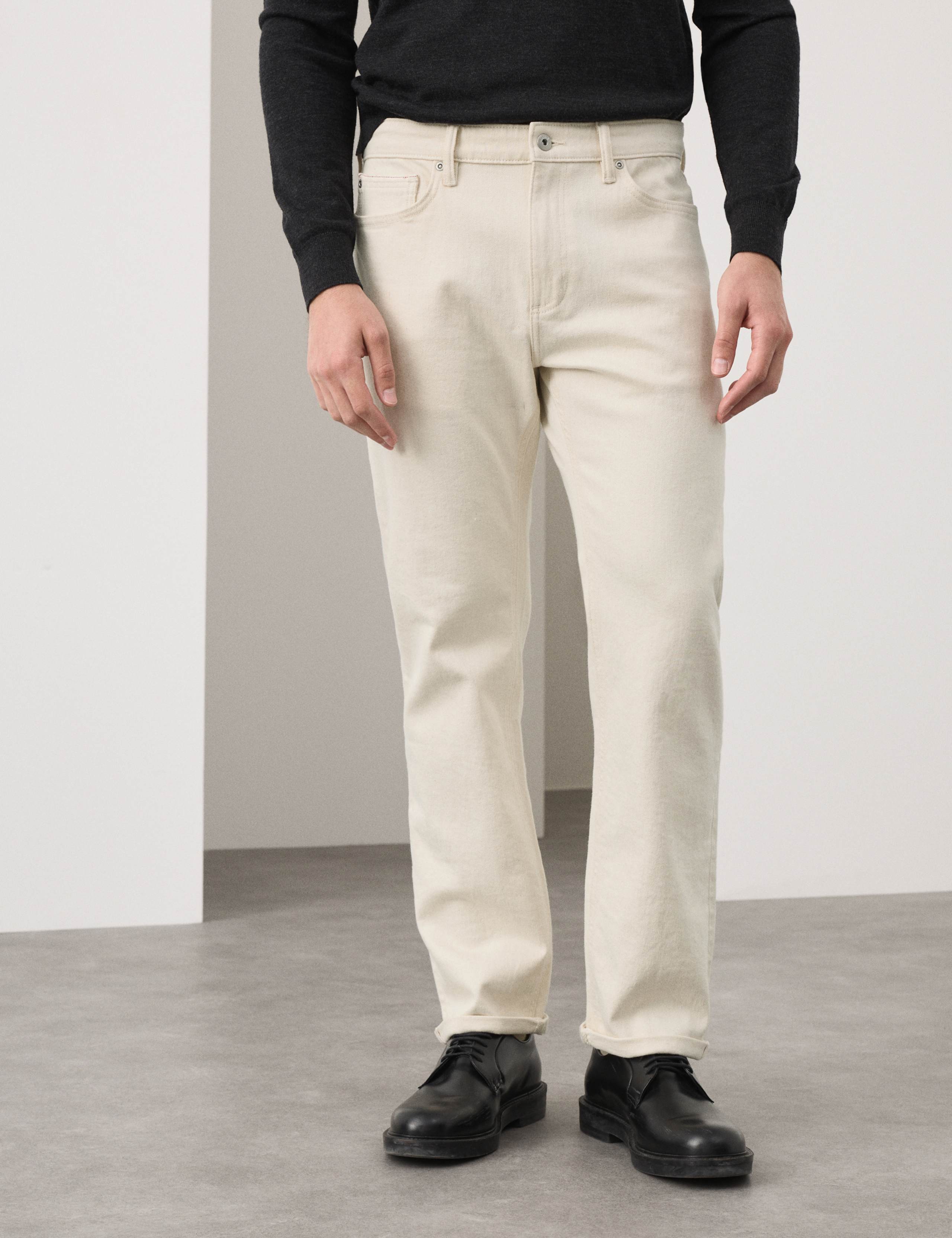 Straight Fit Japanese Selvedge Jeans 1 of 7